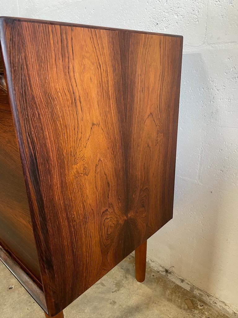 20th Century Danish Mid Century Modern Rosewood Credenza or TV Console by Skobvy For Sale