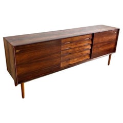 Danish Mid Century Modern Rosewood Credenza or TV Console by Skobvy