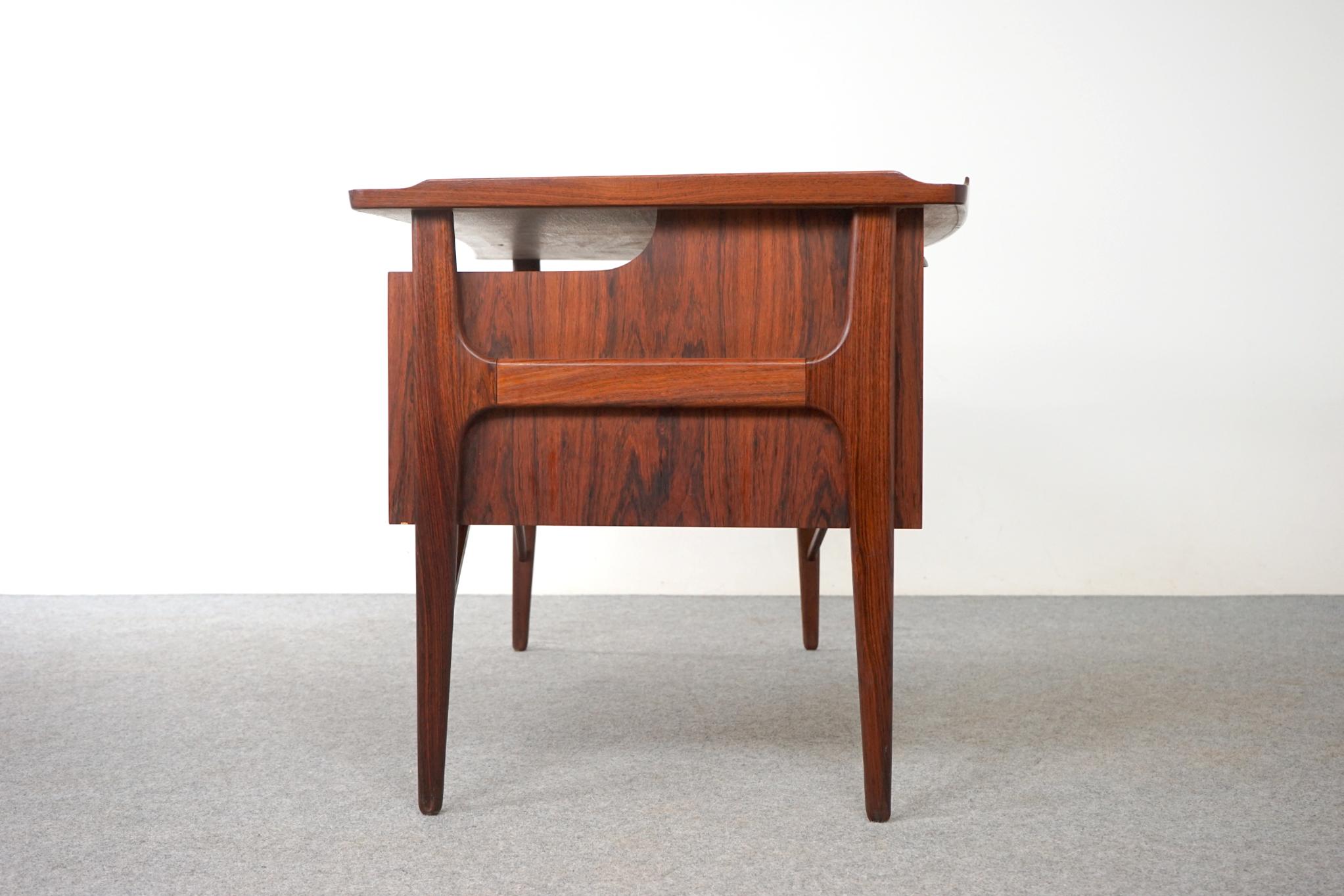 Danish Mid-Century Modern Rosewood Desk by Svend A. Madsen 2