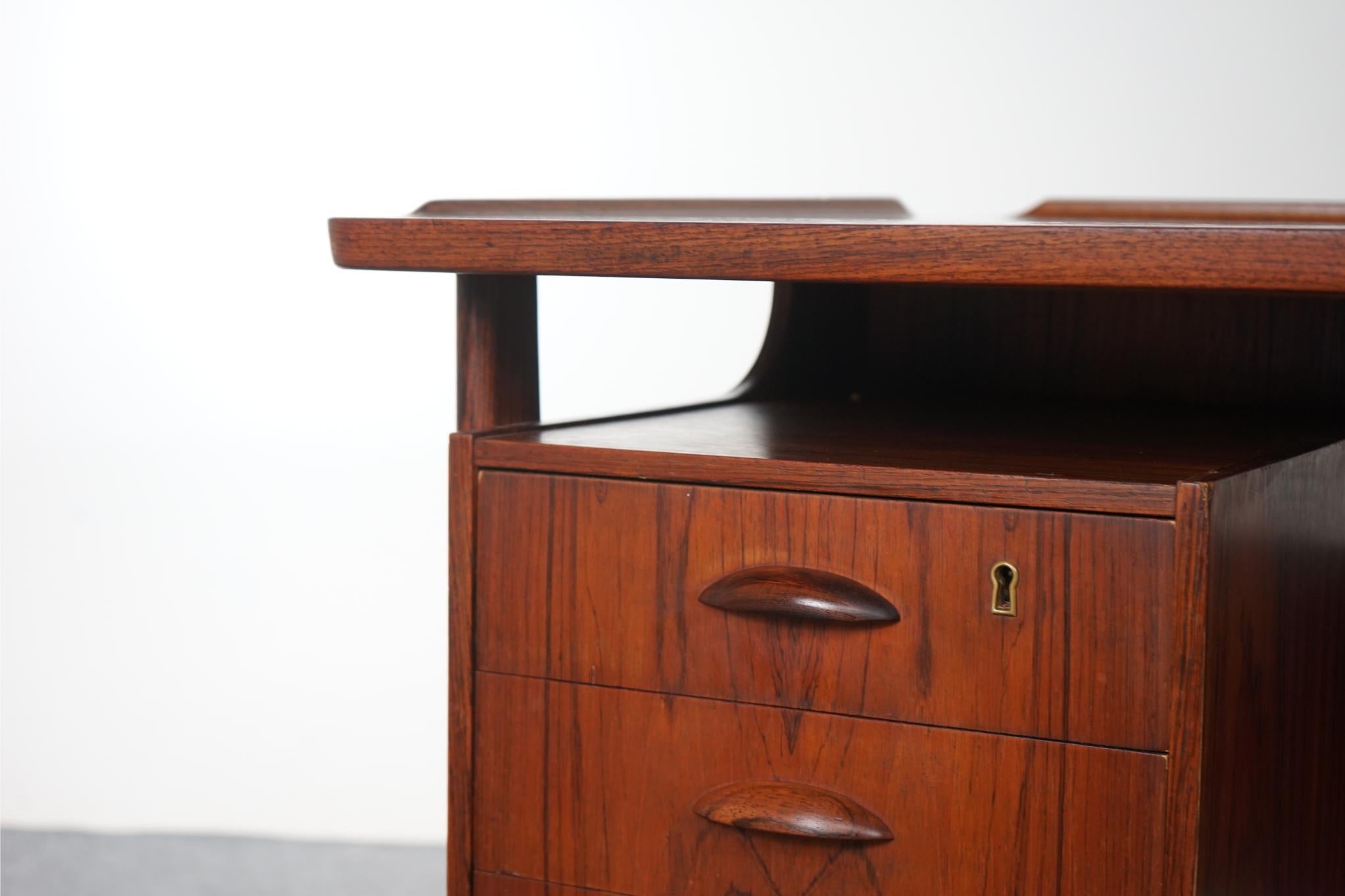Danish Mid-Century Modern Rosewood Desk by Svend A. Madsen 1