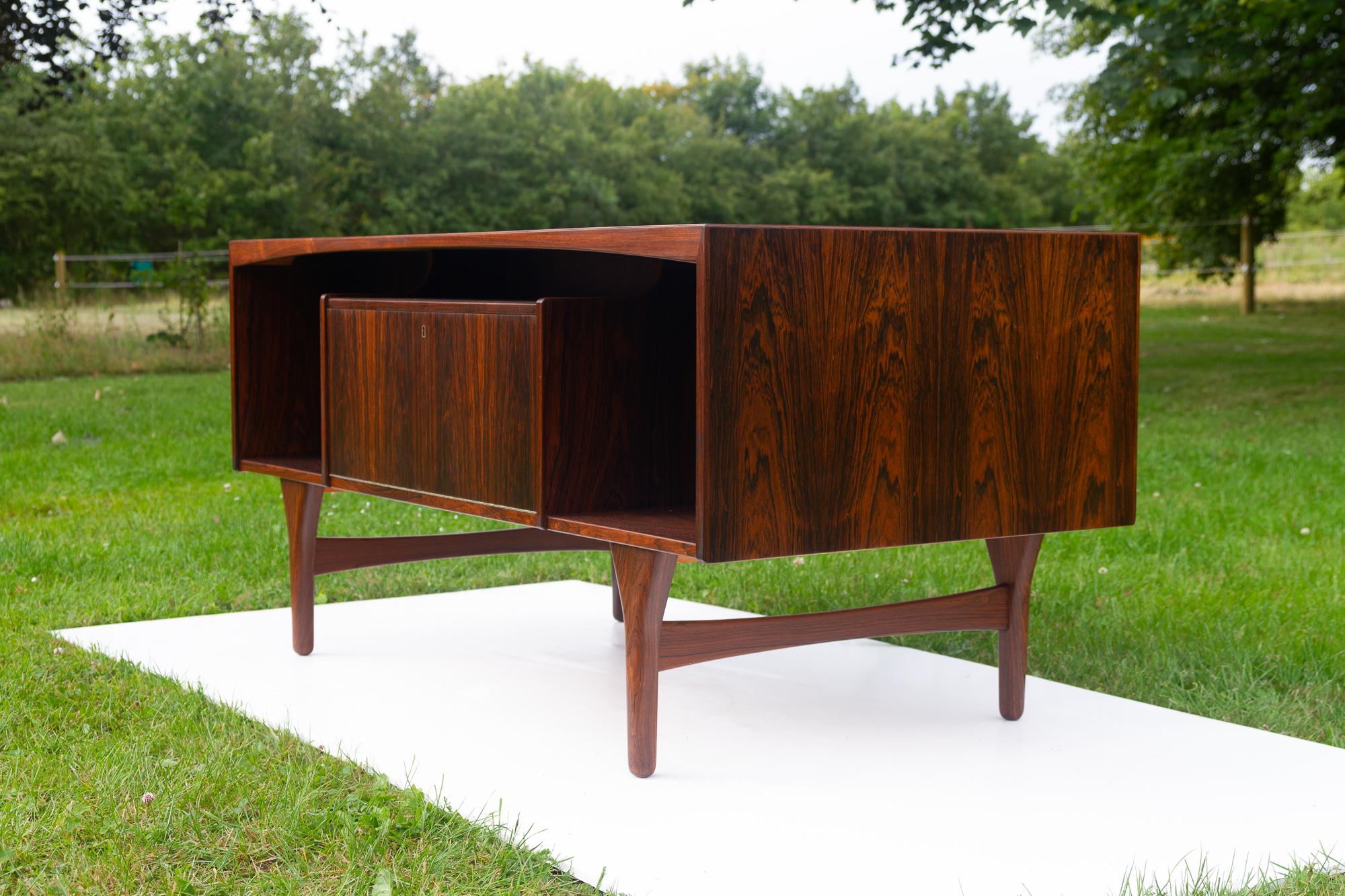 Danish Mid-Century Modern Rosewood Desk by Valdemar Mortensen, 1960s 11