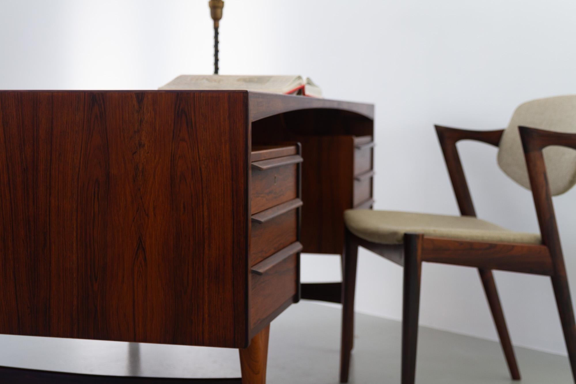 Danish Mid-Century Modern Rosewood Desk by Valdemar Mortensen, 1960s 12