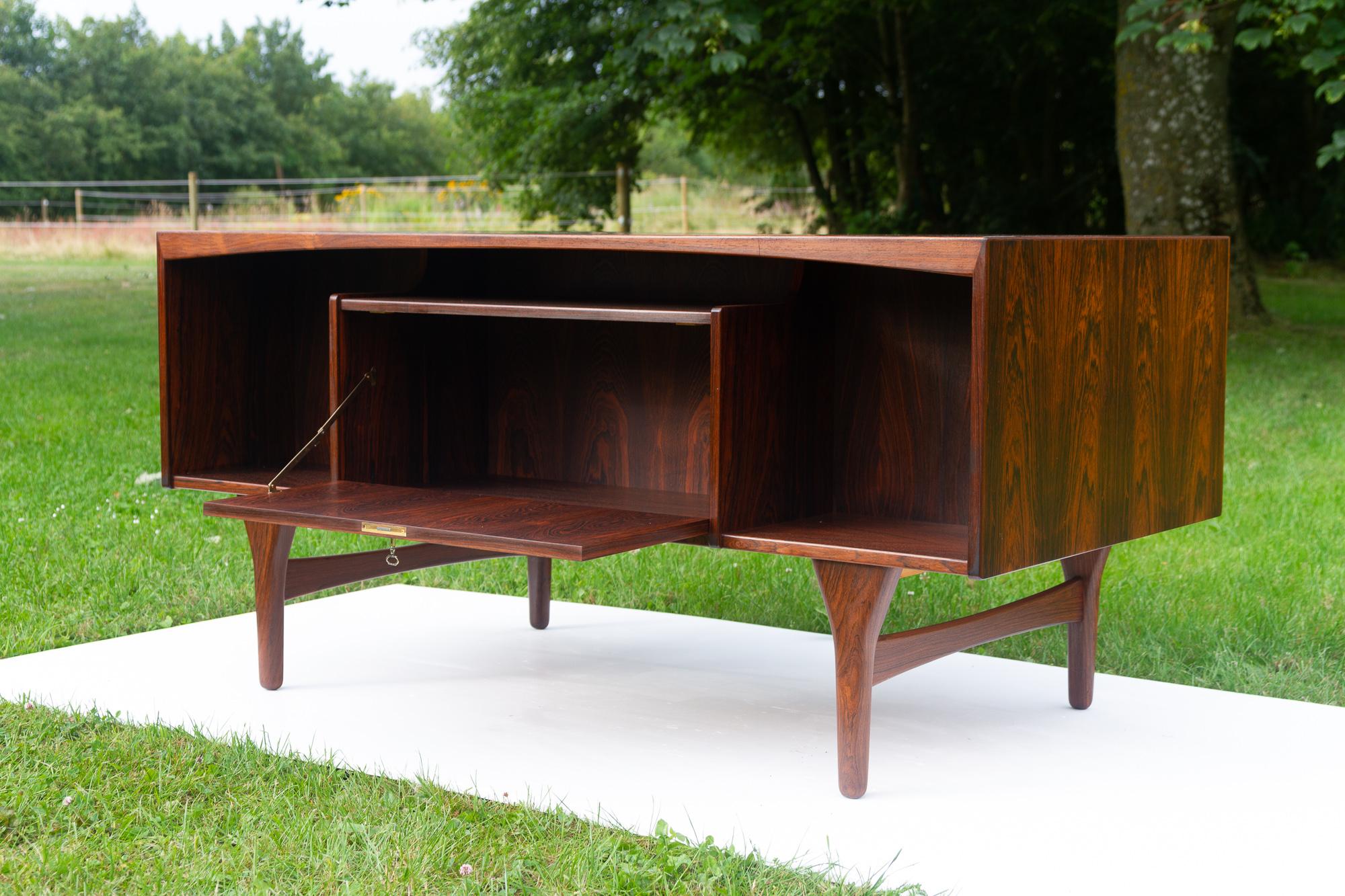 Danish Mid-Century Modern Rosewood Desk by Valdemar Mortensen, 1960s 12