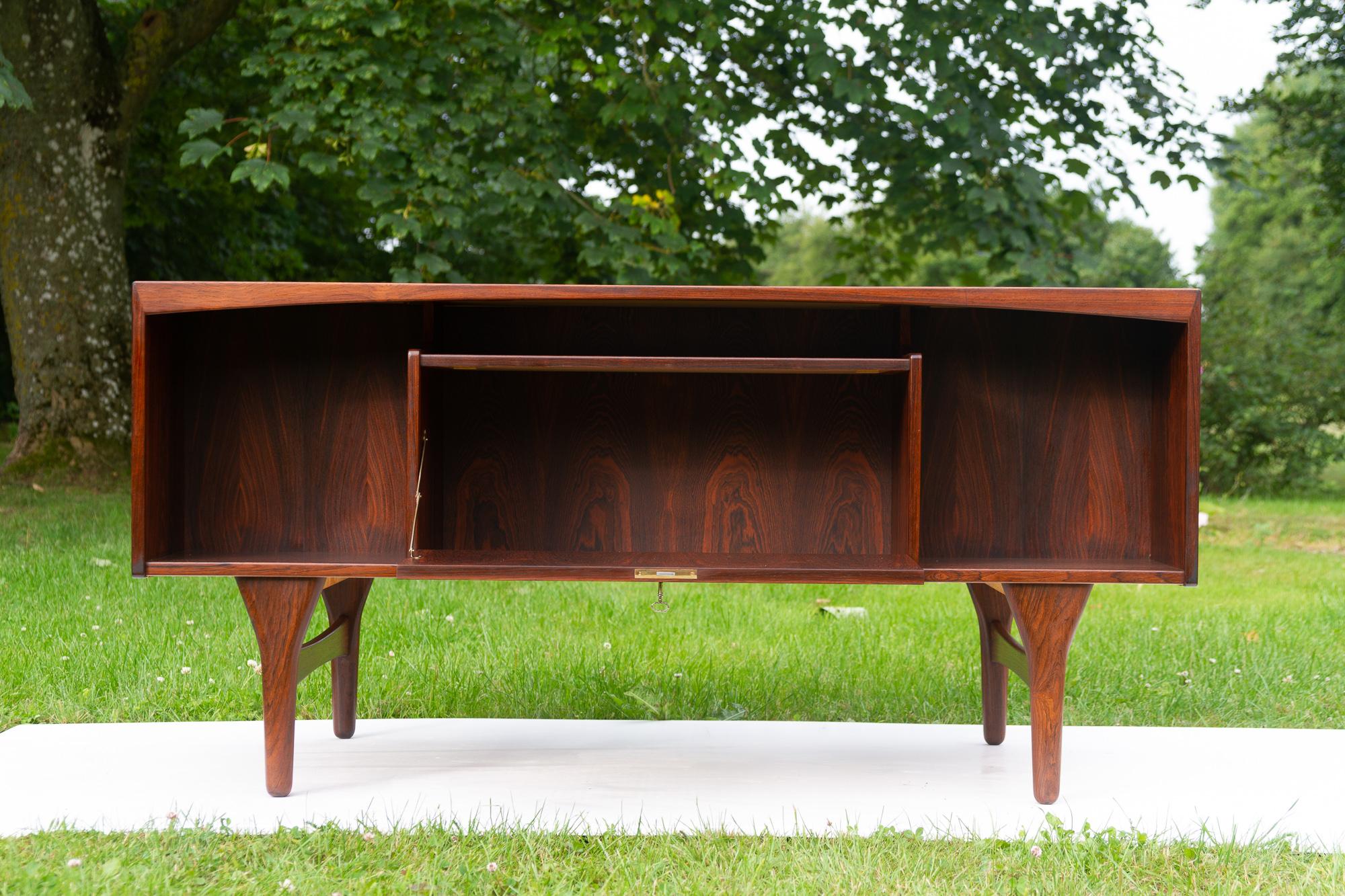 Danish Mid-Century Modern Rosewood Desk by Valdemar Mortensen, 1960s 13