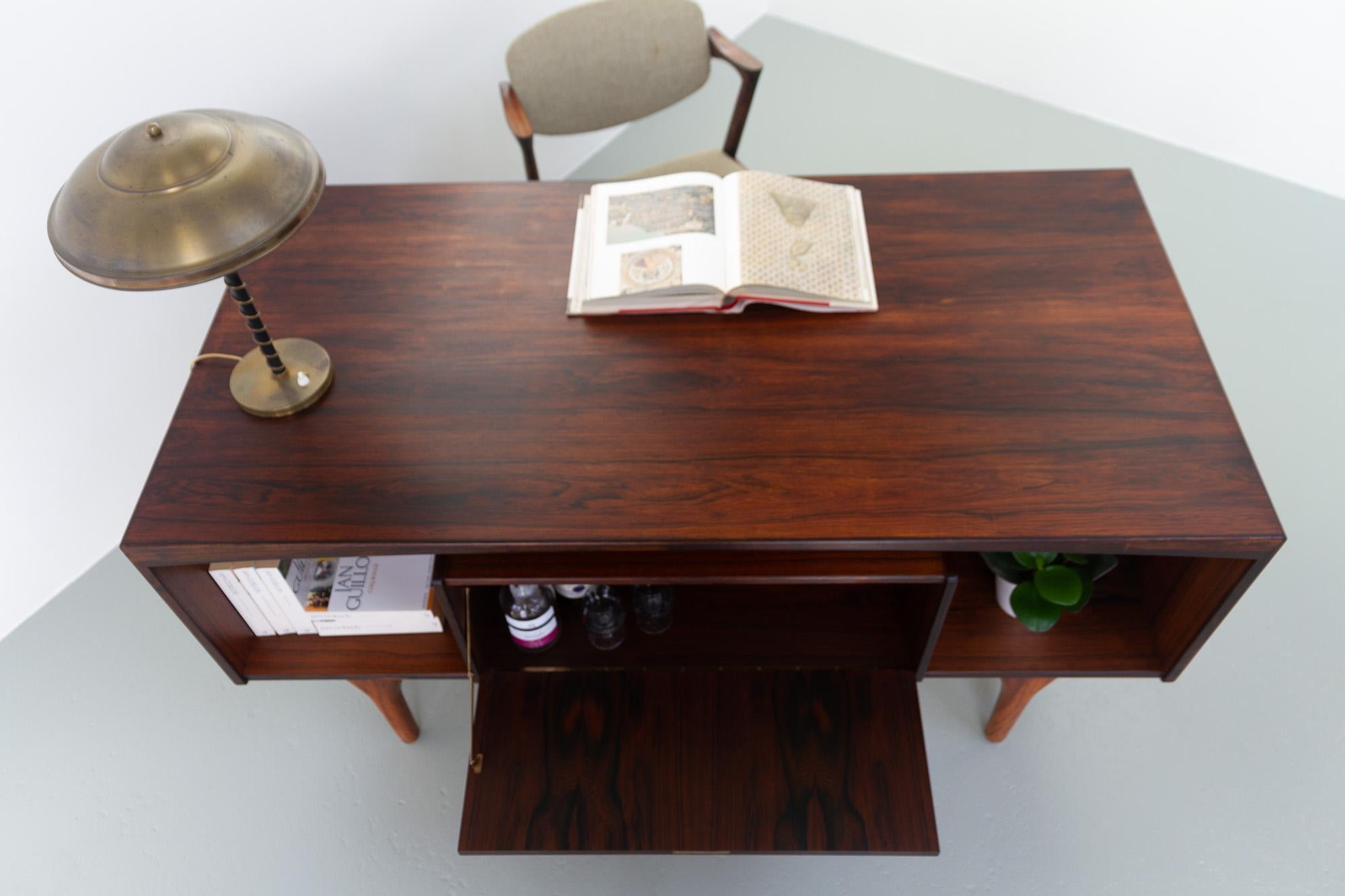 Danish Mid-Century Modern Rosewood Desk by Valdemar Mortensen, 1960s 14