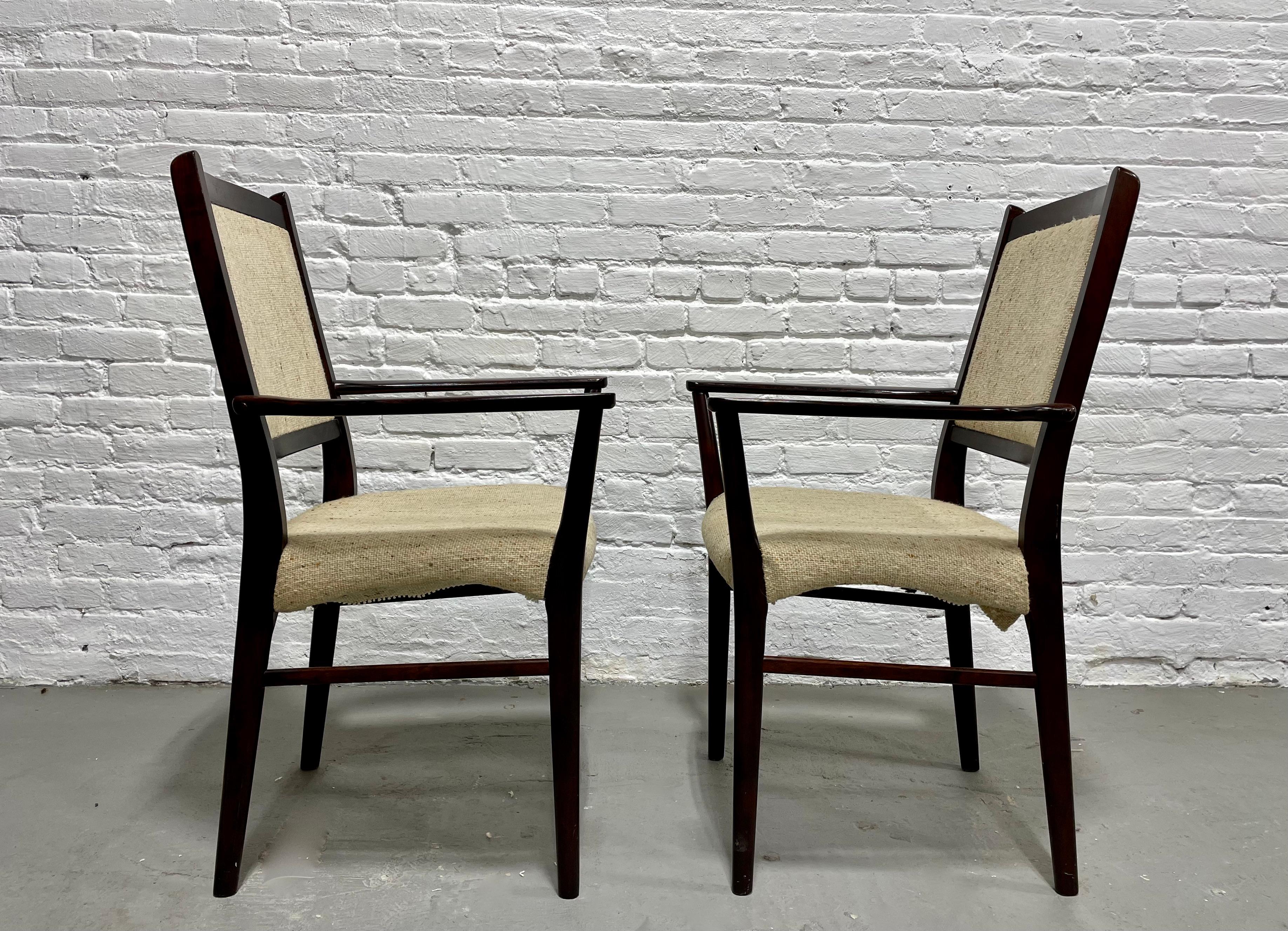 Mid-Century Modern Danish Mid Century Modern ROSEWOOD DINING CHAIRS, a Pair For Sale