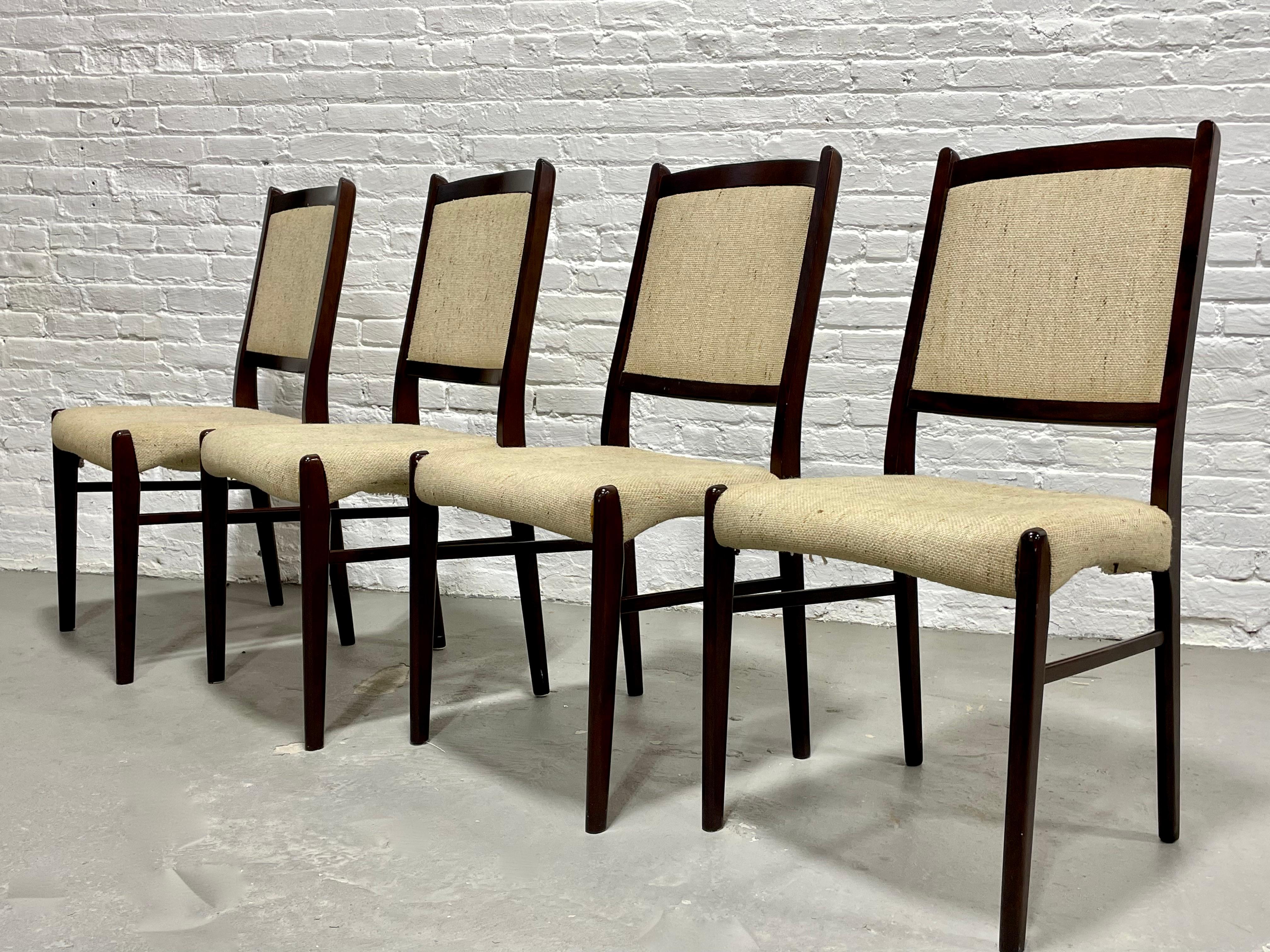 Danish Mid-Century Modern Rosewood Dining Chairs, Set of 6 5