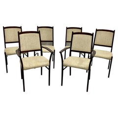  Danish Mid-Century Modern Rosewood Dining Chairs, Set of 6