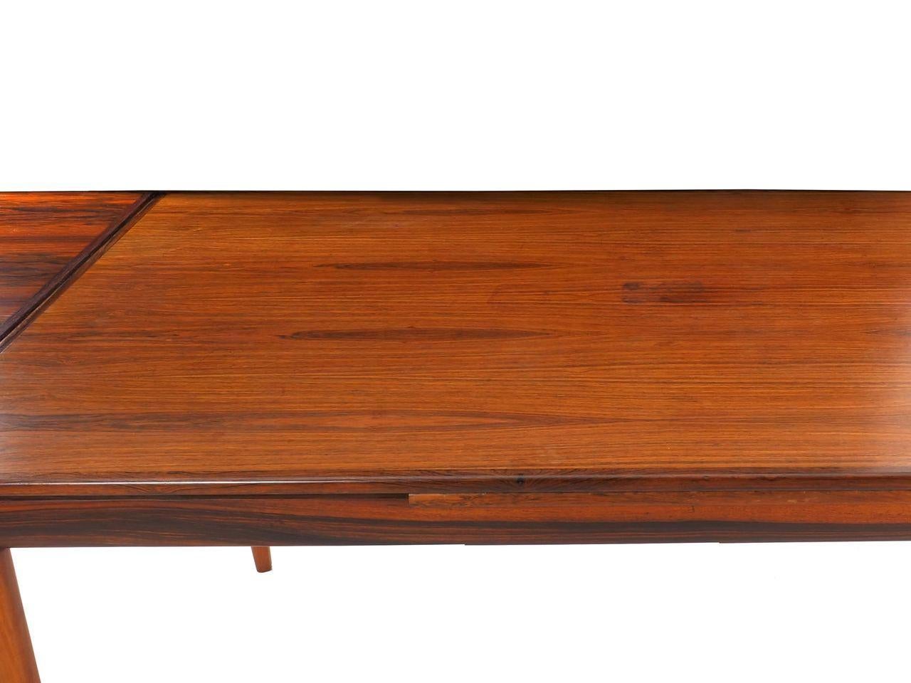 Danish Mid-Century Modern Rosewood Dining Table by Niels Møller, Model No. 254 8
