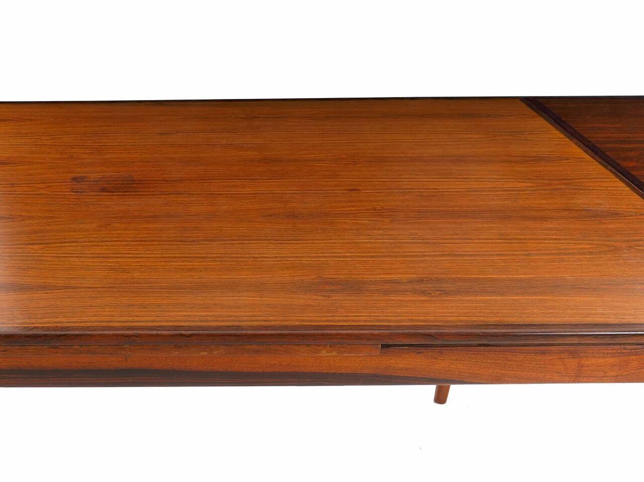 Danish Mid-Century Modern Rosewood Dining Table by Niels Møller, Model No. 254 9