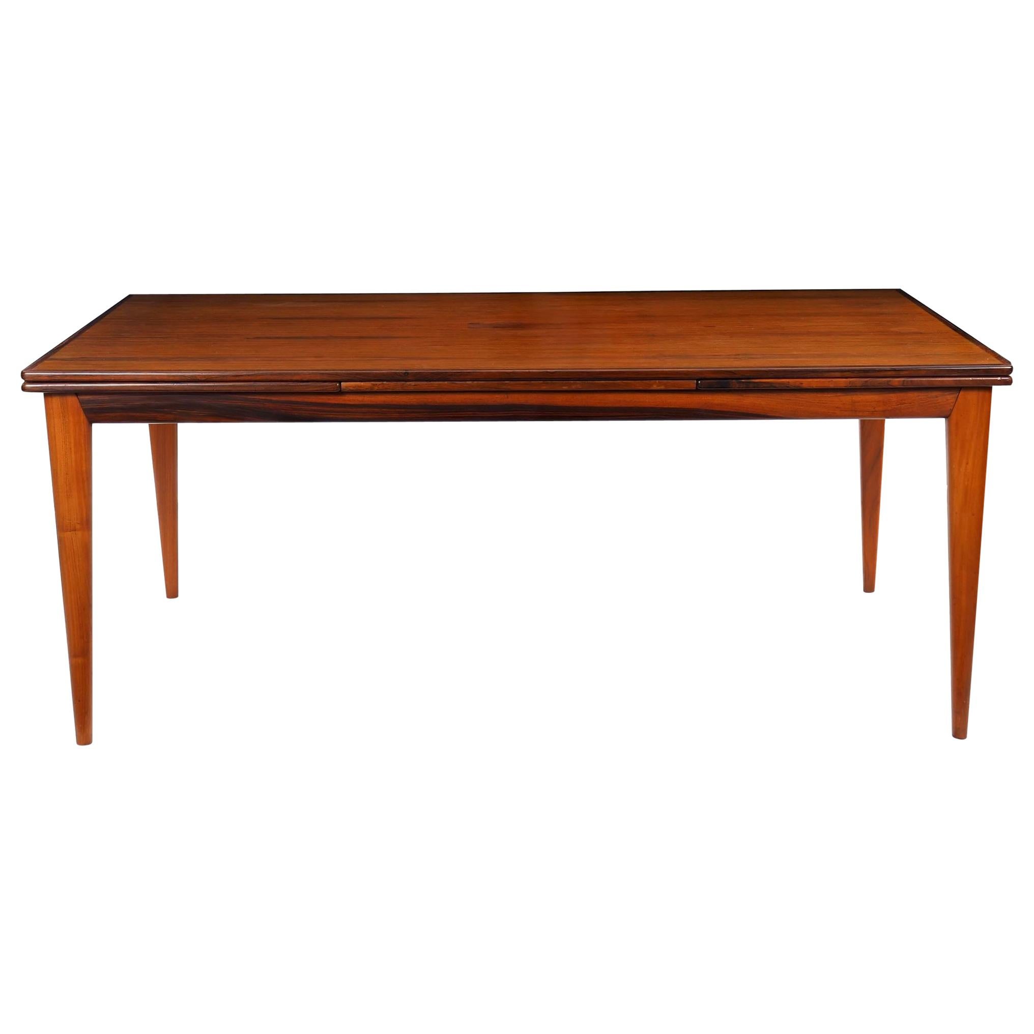 Danish Mid-Century Modern Rosewood Dining Table by Niels Møller, Model No. 254