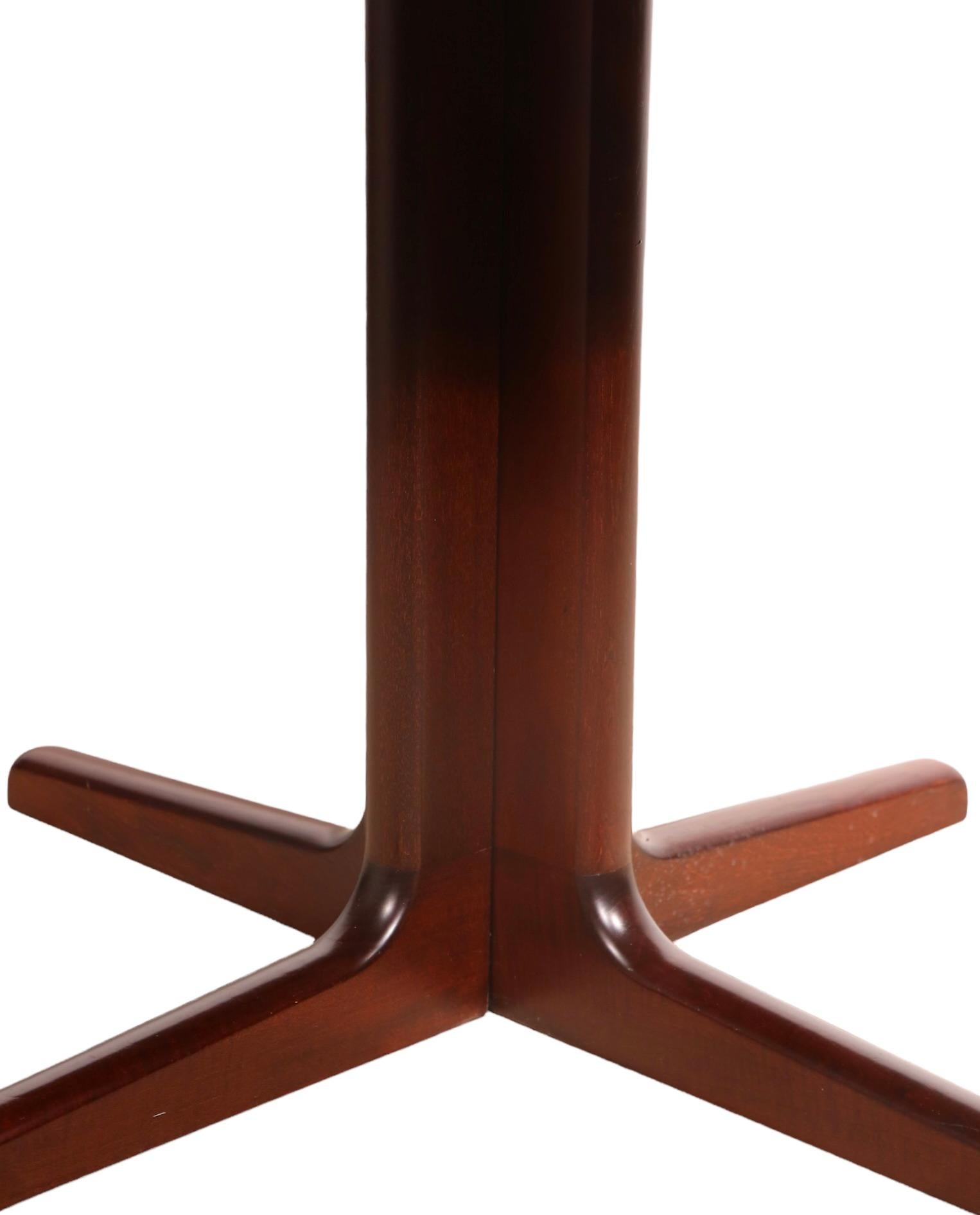 Danish Mid-Century Modern Rosewood Dining Table w 2 lvs. by Skovby 8