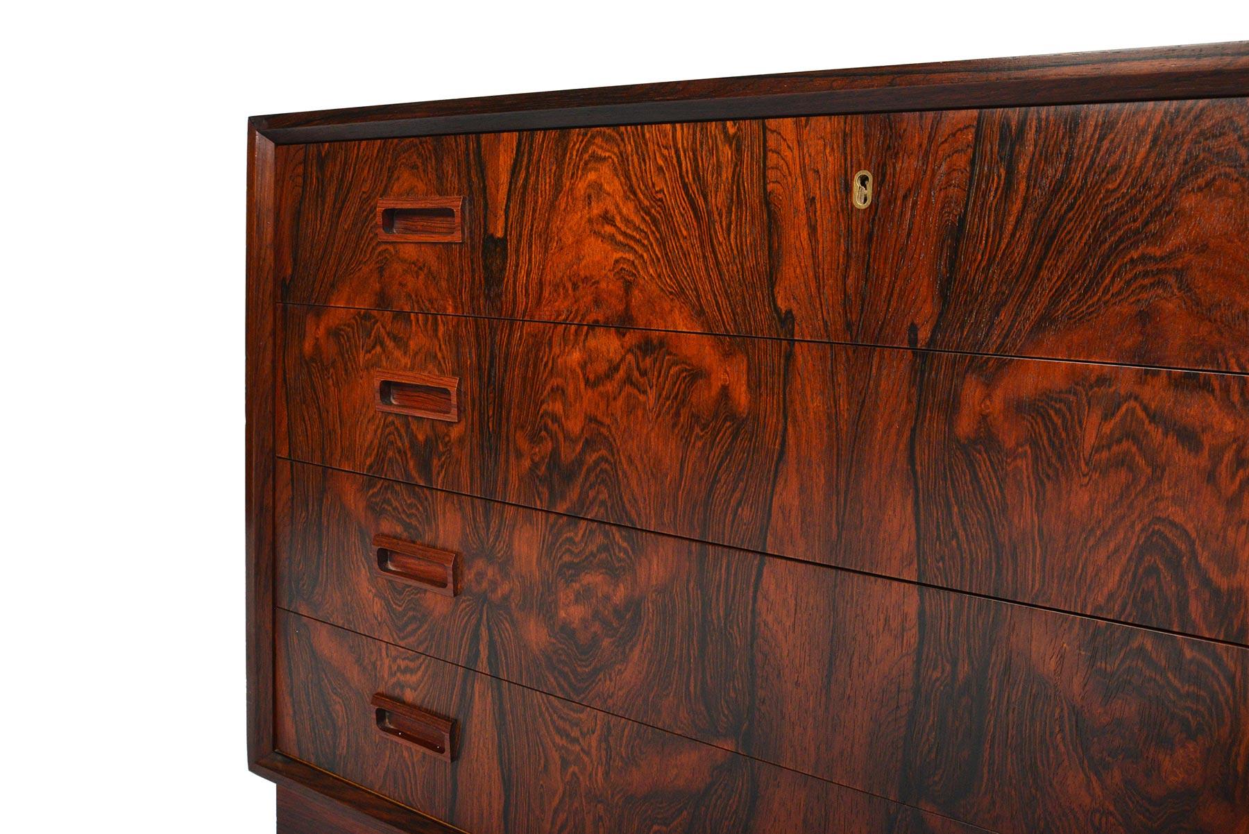 Danish Mid-Century Modern Rosewood Gentleman's Chest 3