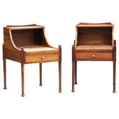 Danish Mid-Century Modern Rosewood Nightstands, 1960s, One Pair