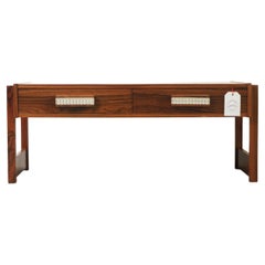 Danish Mid Century Modern Rosewood Side Console Table