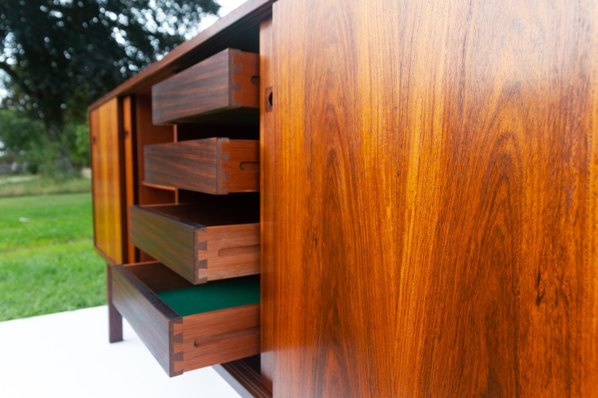 Danish Mid-Century Modern Rosewood Sideboard, 1960s For Sale 8