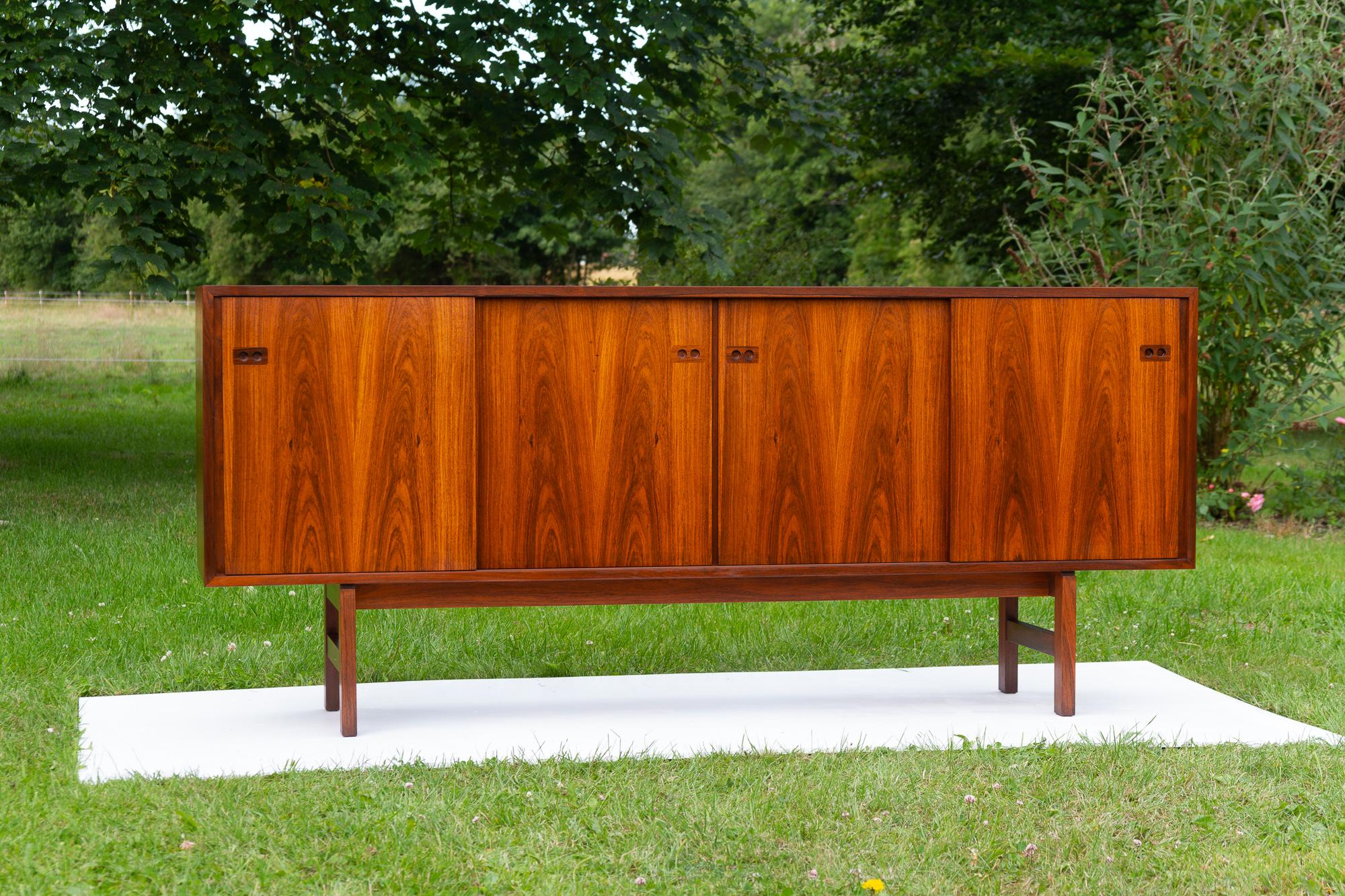 Danish Mid-Century Modern Rosewood Sideboard, 1960s For Sale 16