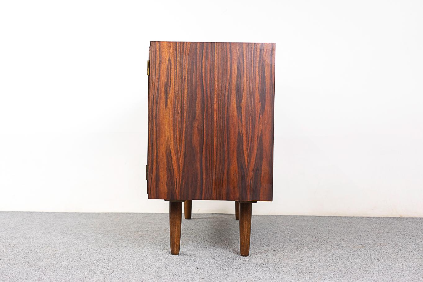 Danish Mid-Century Modern Rosewood Sideboard Cabinet by Hundevad For Sale 8