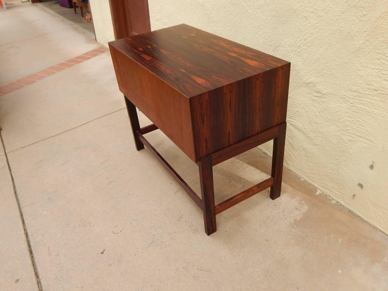 Danish Mid-Century Modern Rosewood Storage Chest, circa 1960 For Sale