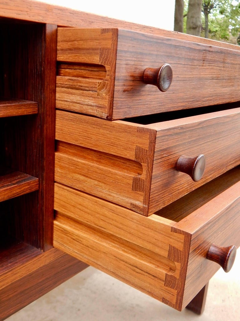Danish Mid-Century Modern Rosewood Storage Chest, circa 1960 For Sale