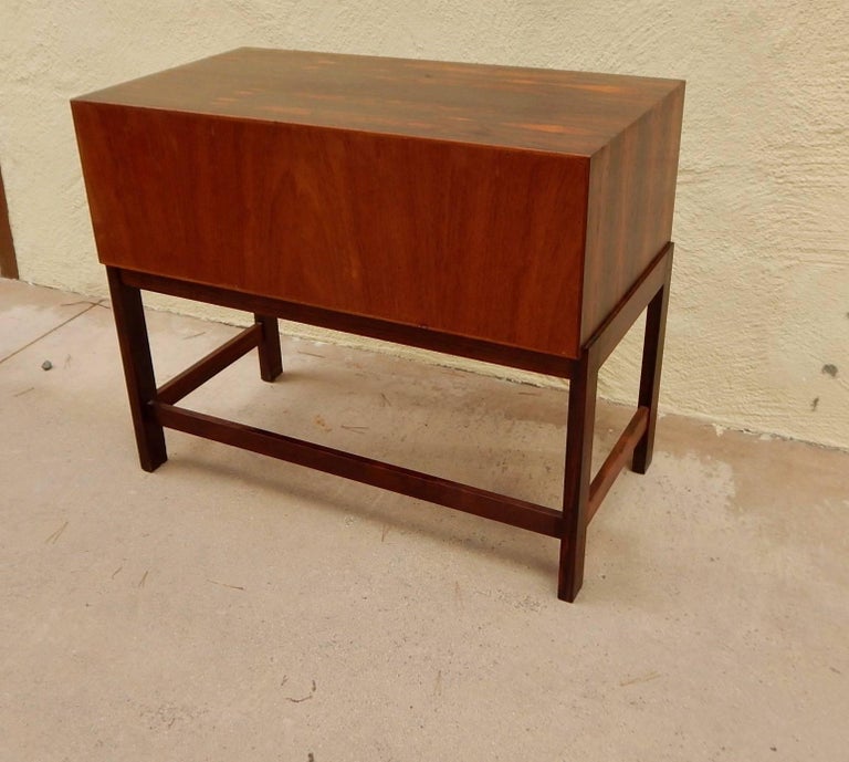 Danish Mid-Century Modern Rosewood Storage Chest, circa 1960 For Sale