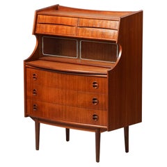 Danish Mid-Century Modern Secretary Desk by Gunnar Falsig, 60s