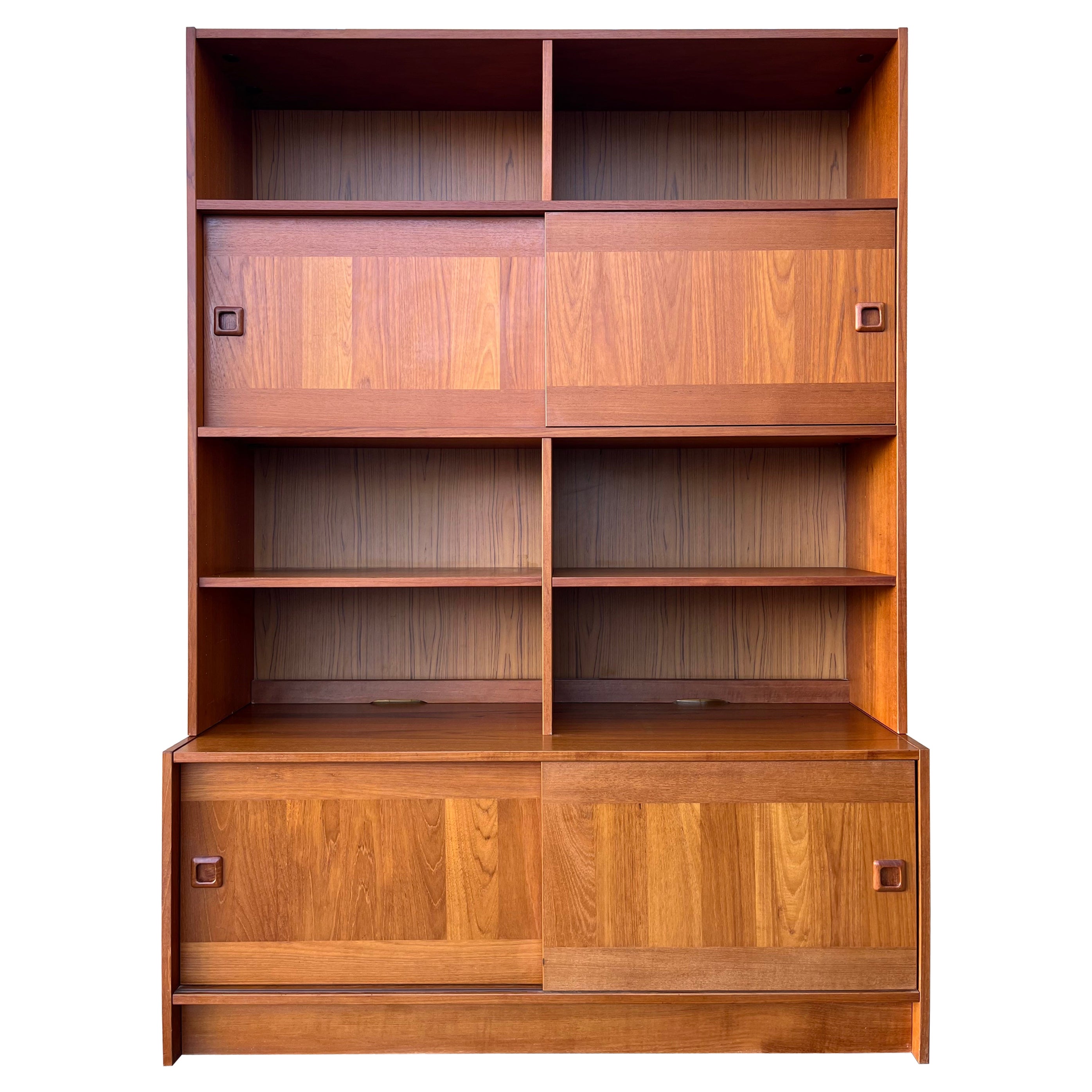 Scaffale danese Mid Century Modern di Domino Mobler. Circa anni '70