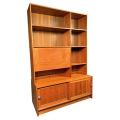 Danish Mid Century Modern Shelving Cabinet by Domino Mobler