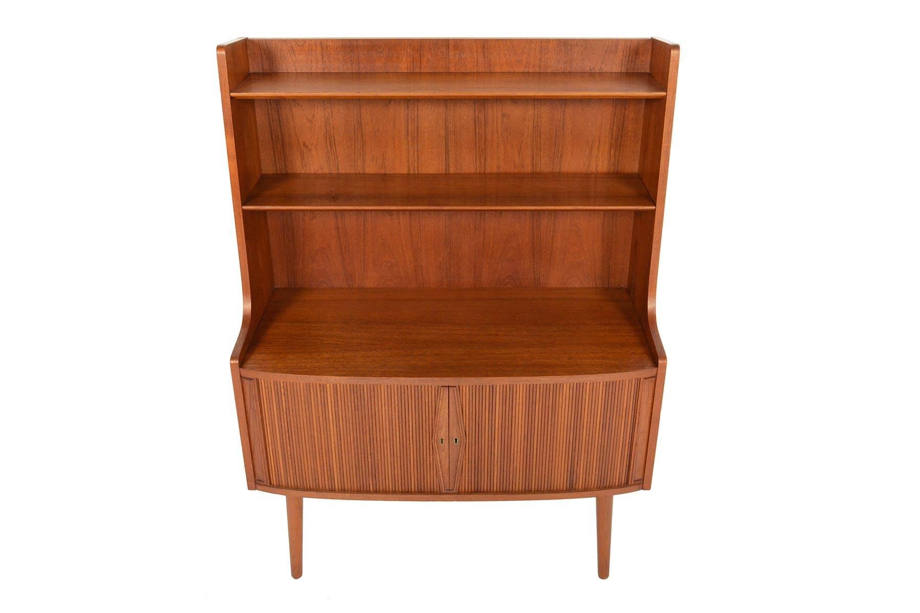 short mid century bookcase