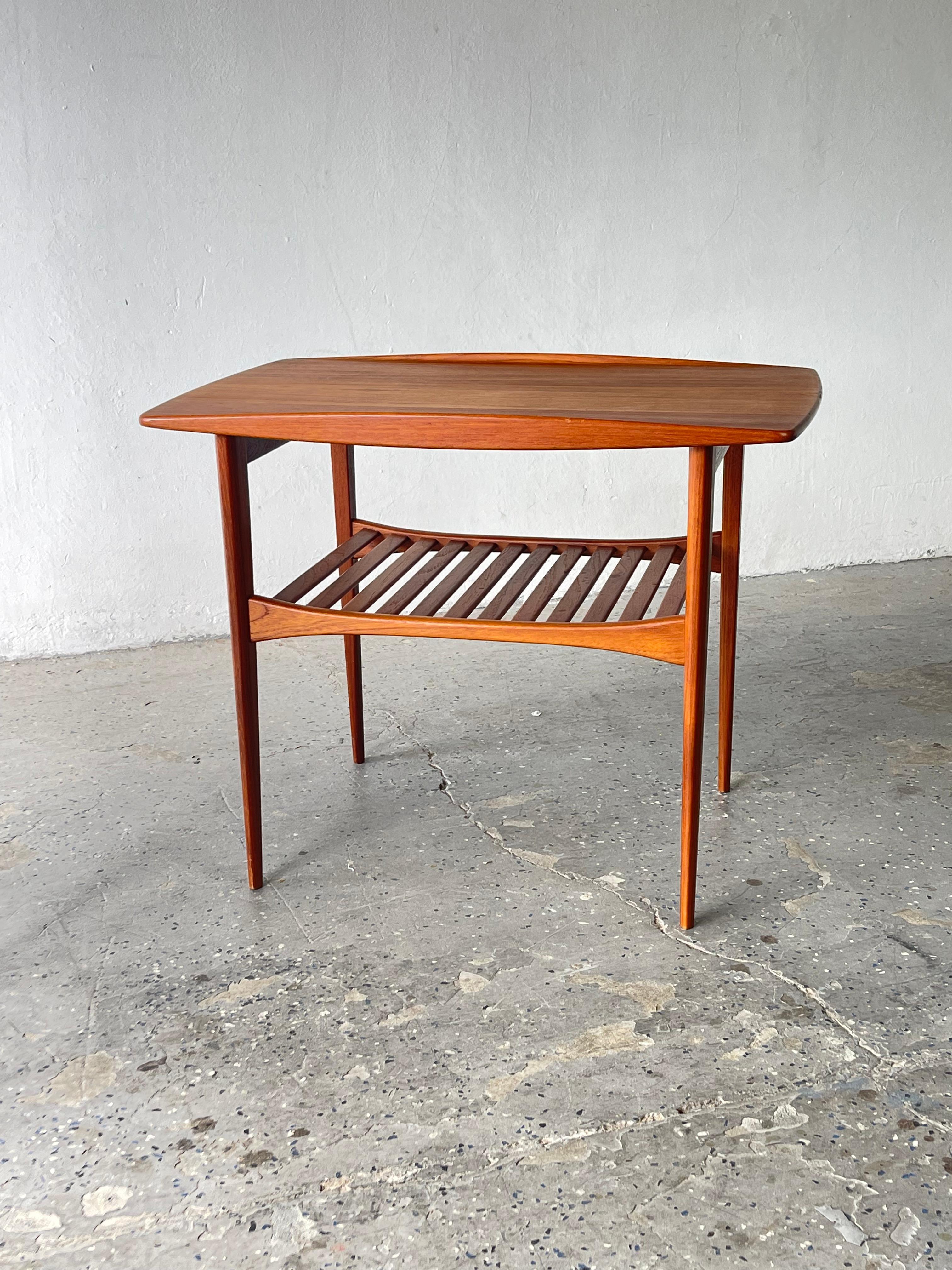 Scandinavian Modern Danish Mid Century Modern Side Tables Tove & Edvard Kindt-Larsen France & Sons