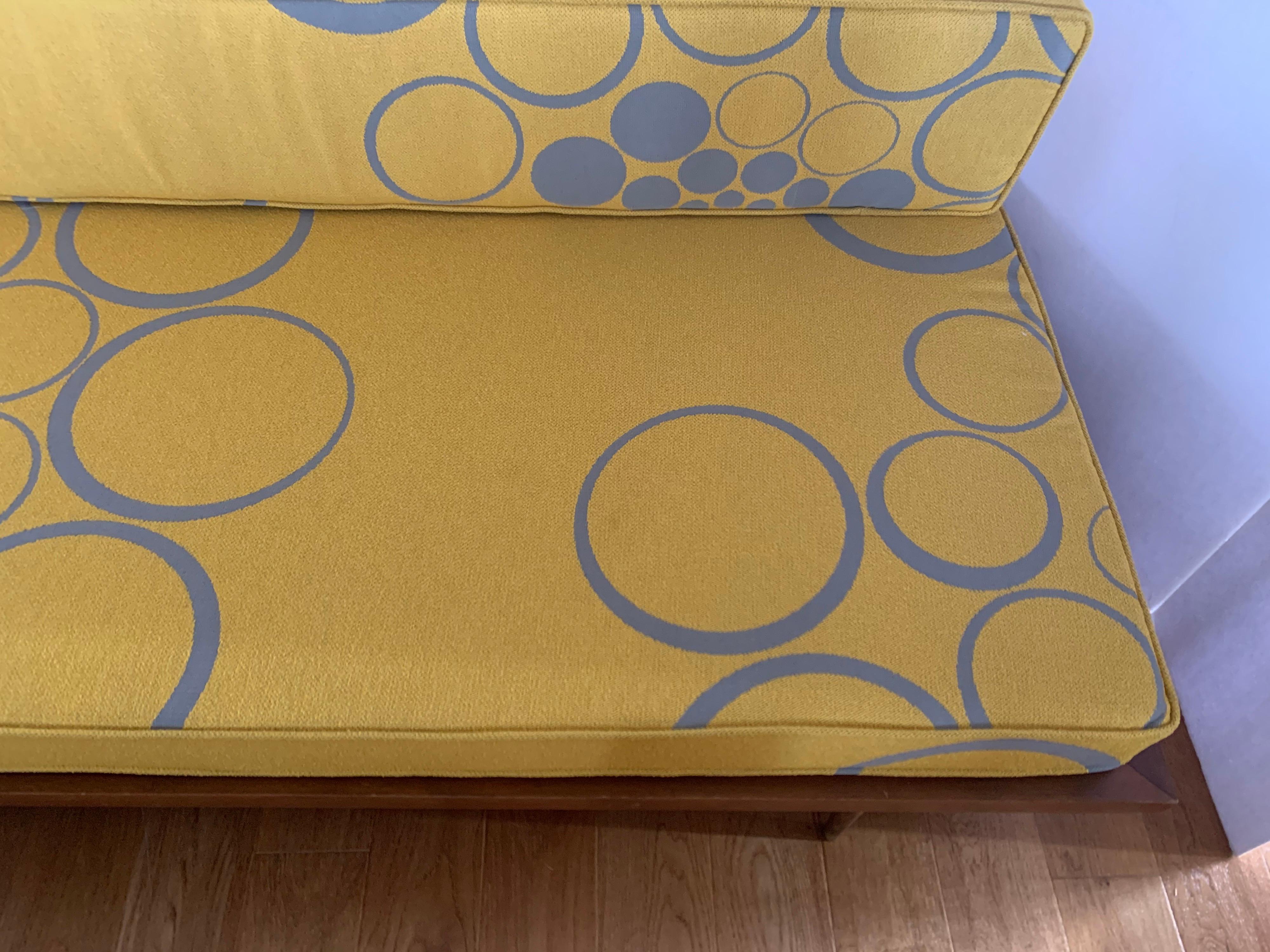 Danish Mid-Century Modern New Upholstered Scandia Settee Sofa Loveseat 5
