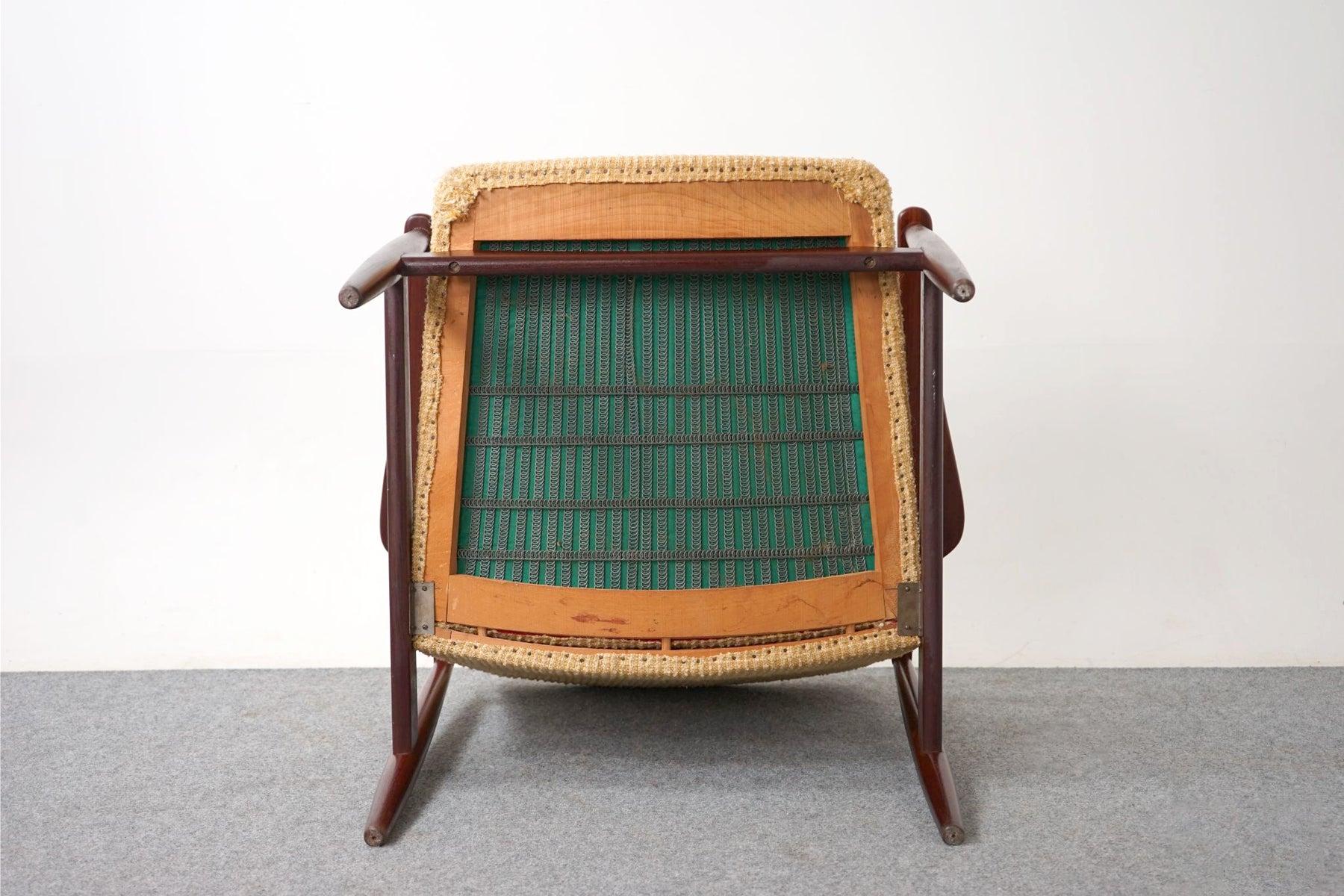 Danish Mid-Century Modern Solid Teak Easy Lounge Chair 4