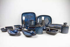 Grès danois moderne du milieu du siècle de Søholm des années 1960, ensemble de 17 pièces