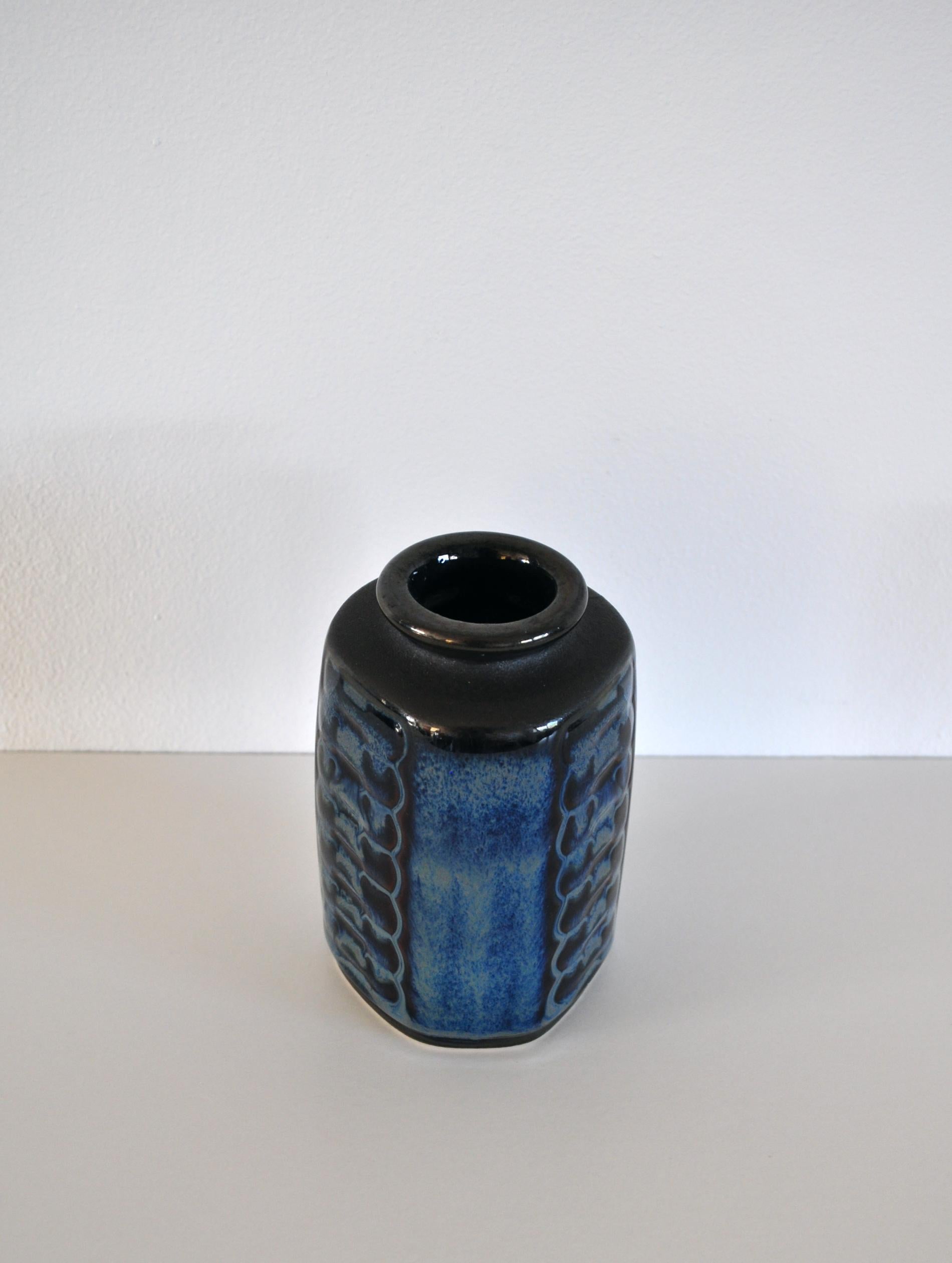 Glazed Danish Mid-Century Modern Stoneware Vase by Einar Johansen for Søholm, 1960s