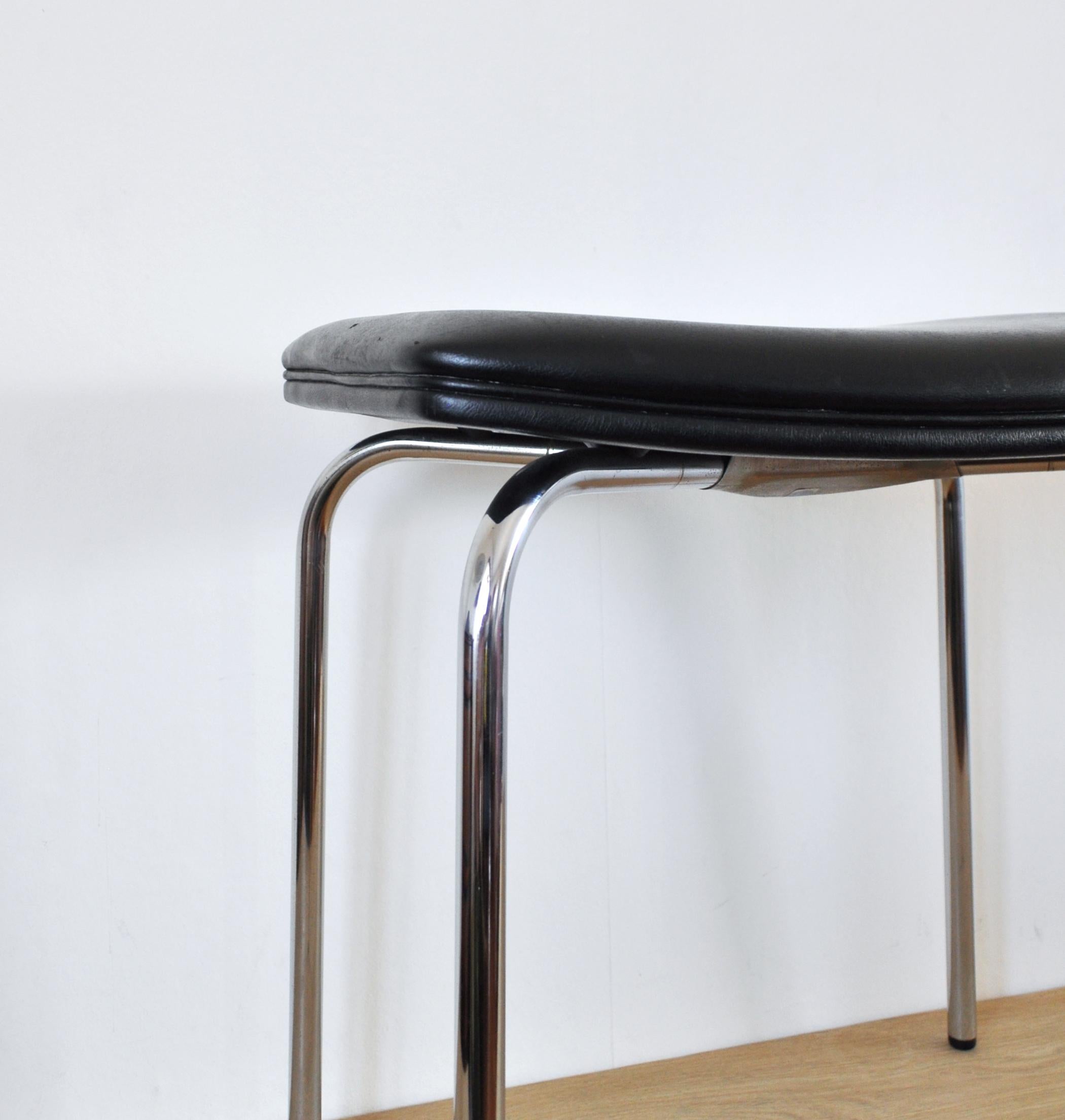 Danish Mid-Century Modern Stool by Duba In Good Condition For Sale In Vordingborg, DK