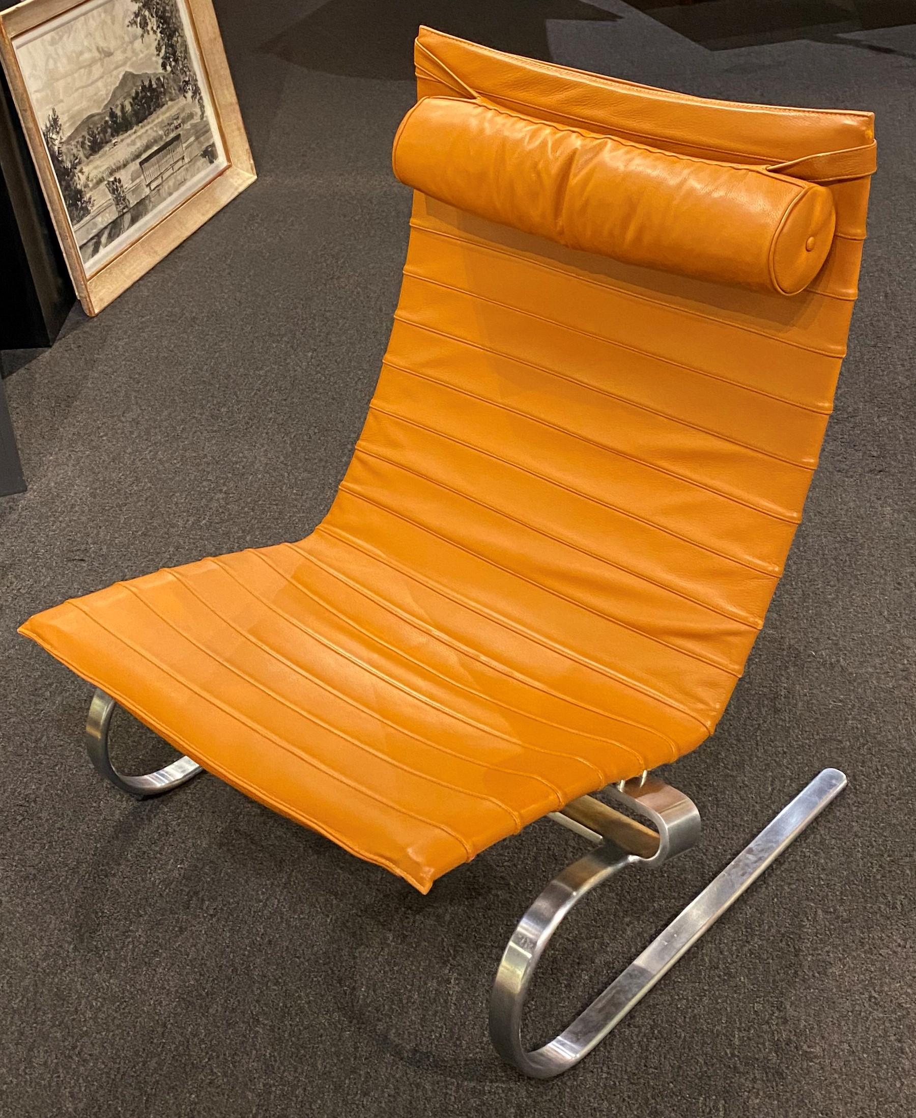 Dänischer PK20-Stuhl im modernen Stil der Mitte des Jahrhunderts von Poul Kjaerholm für Fritz Hansen (Moderne der Mitte des Jahrhunderts) im Angebot