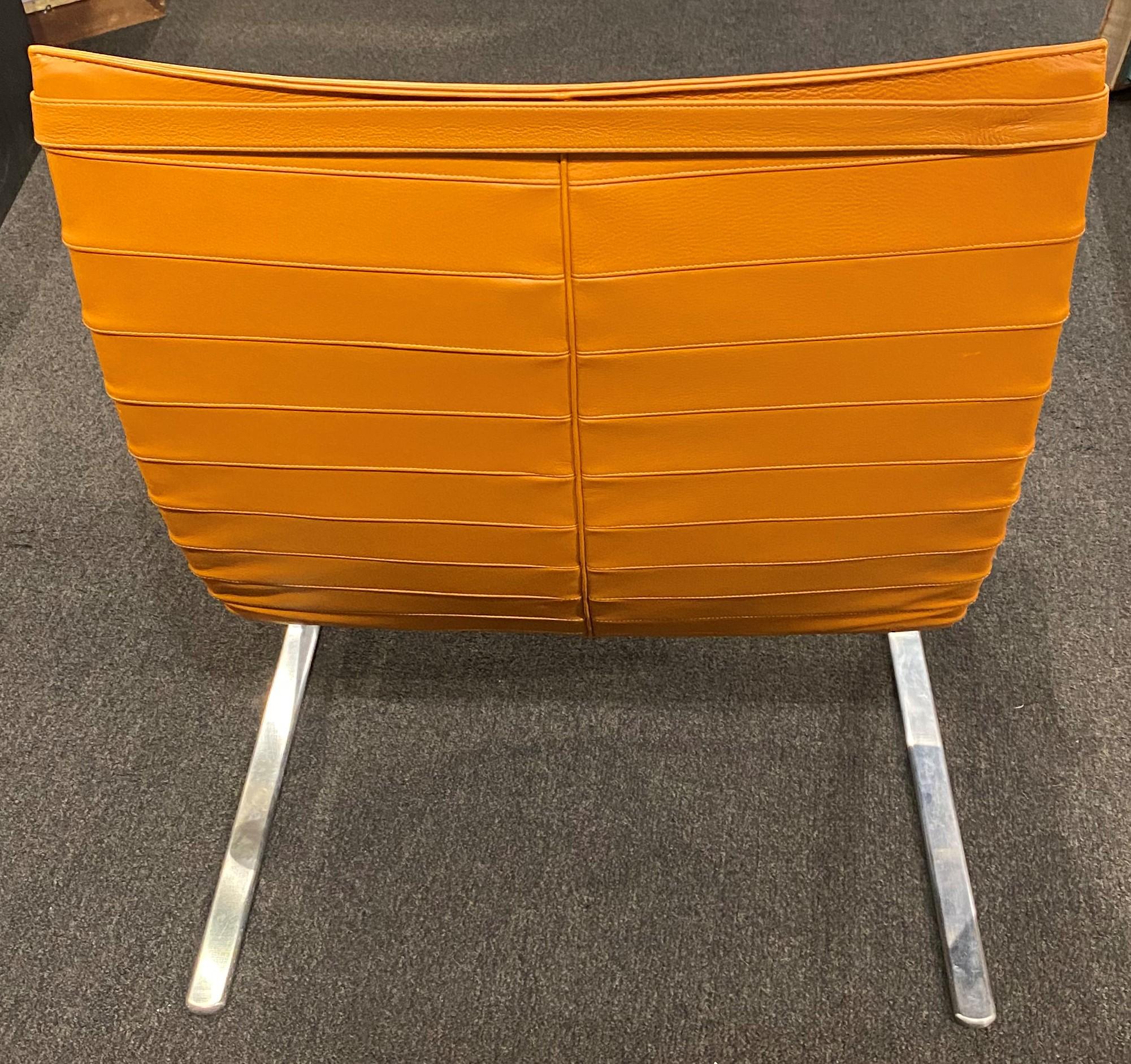 Danish Mid Century Modern Style PK20 Chair by Poul Kjaerholm for Fritz Hansen In Good Condition For Sale In Milford, NH