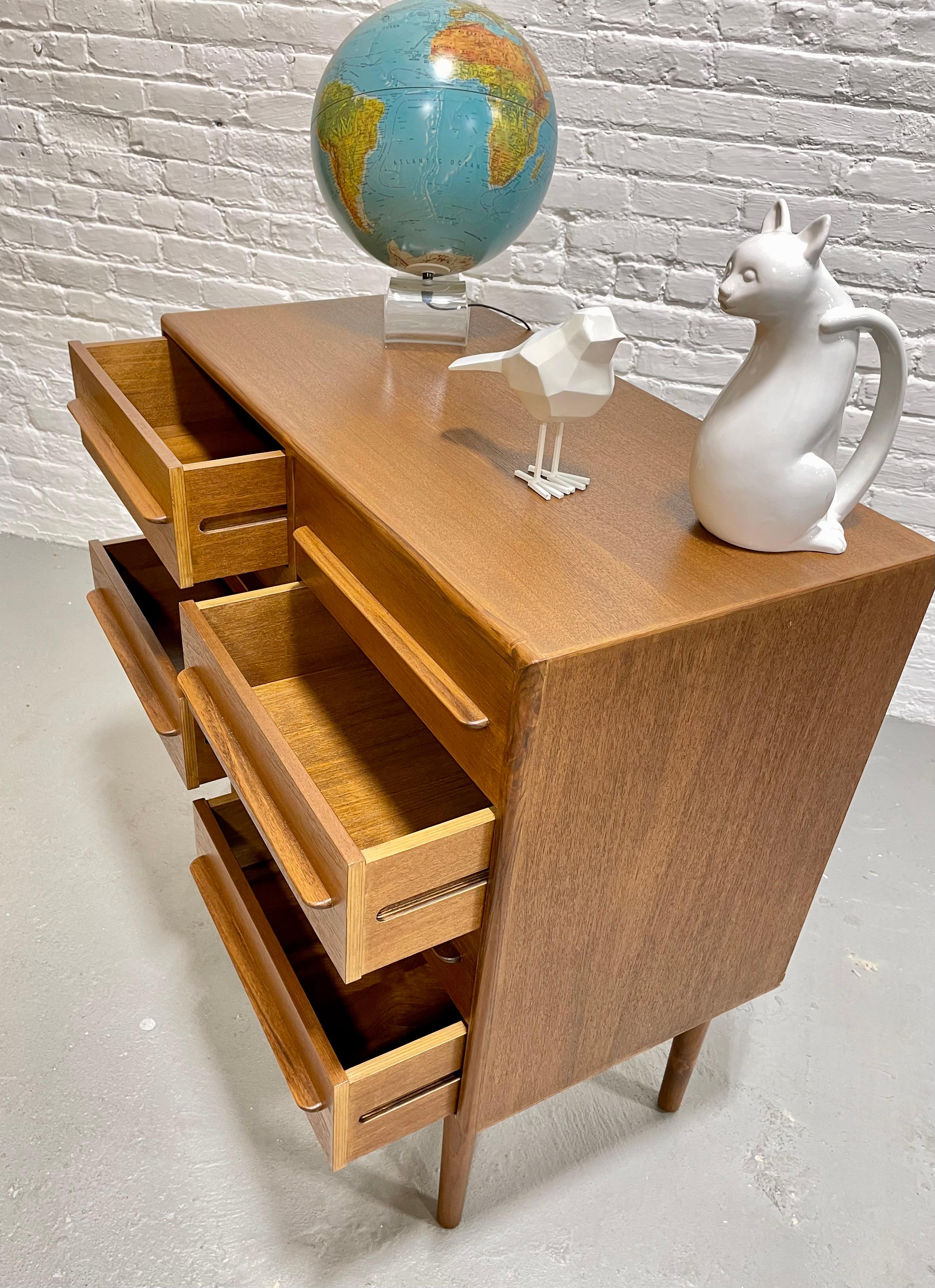 Danish Mid-Century Modern Styled Teak Dresser, Two Available 5