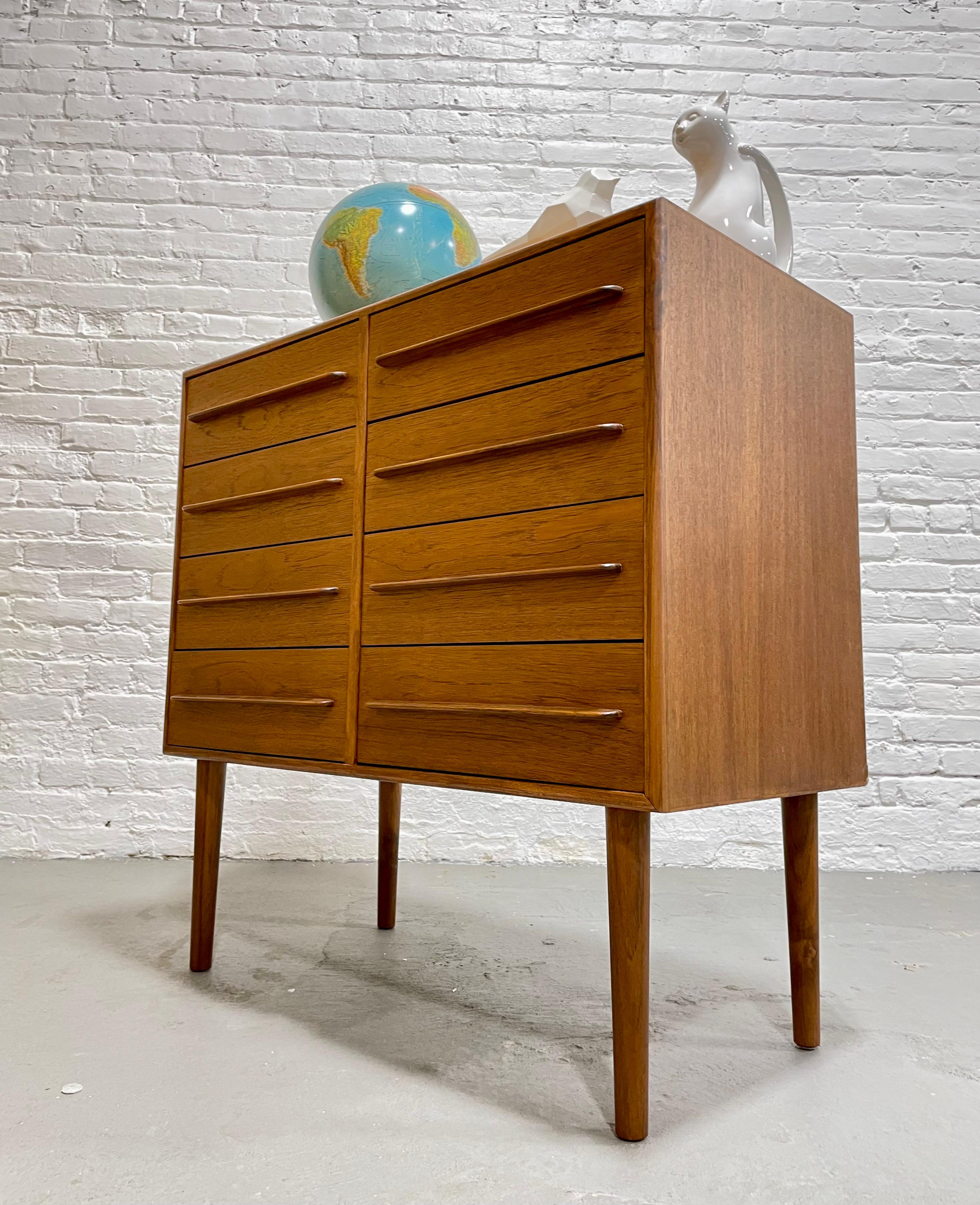 Danish Mid-Century Modern Styled Teak Dresser, Two Available In New Condition In Weehawken, NJ