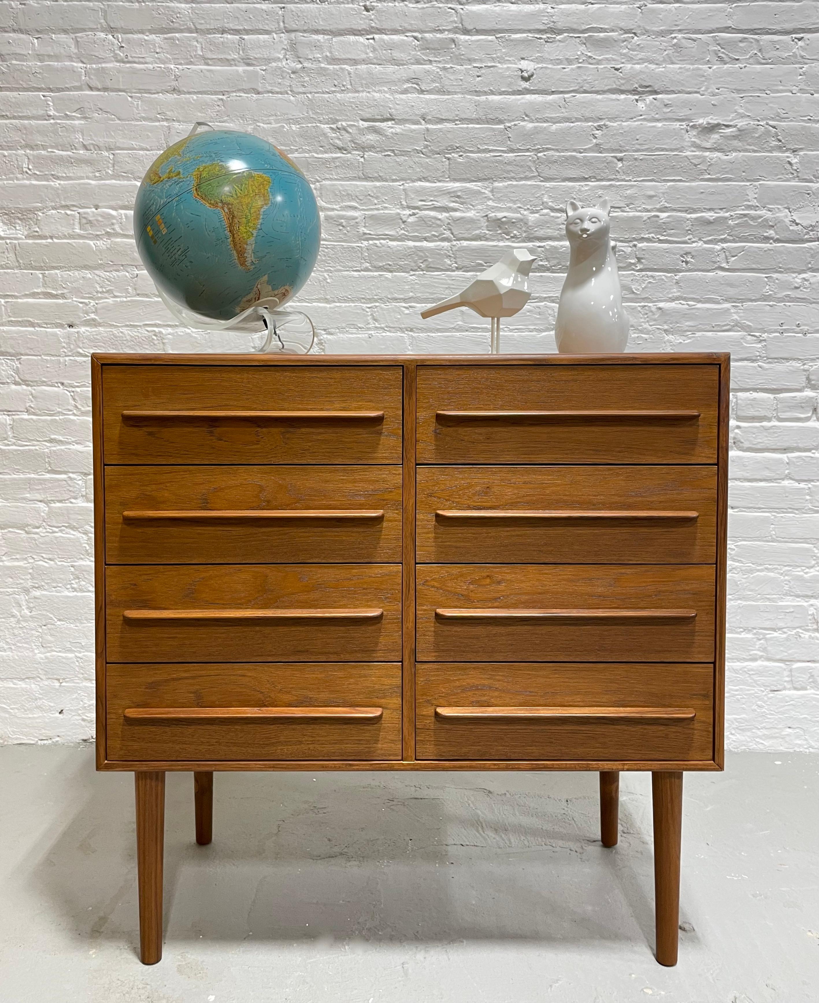 Danish Mid-Century Modern Styled Teak Dresser, Two Available In New Condition In Weehawken, NJ