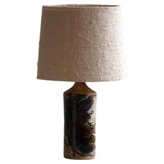 Danish Mid Century Modern, Table Lamp in Ceramic by Conny Walther, 1970s