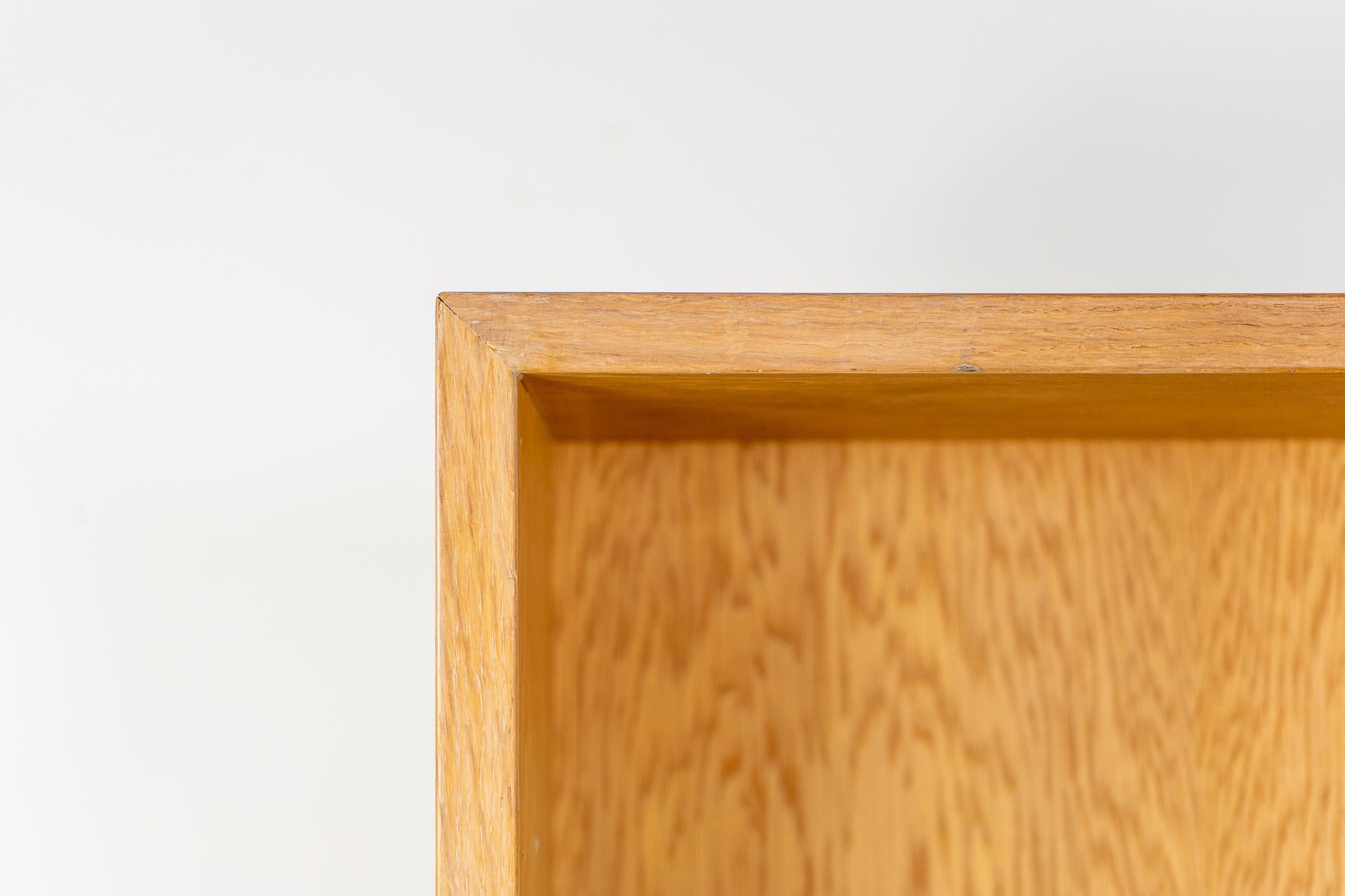 Mid-20th Century Danish Mid-Century Modern Tall Oak Bookcase