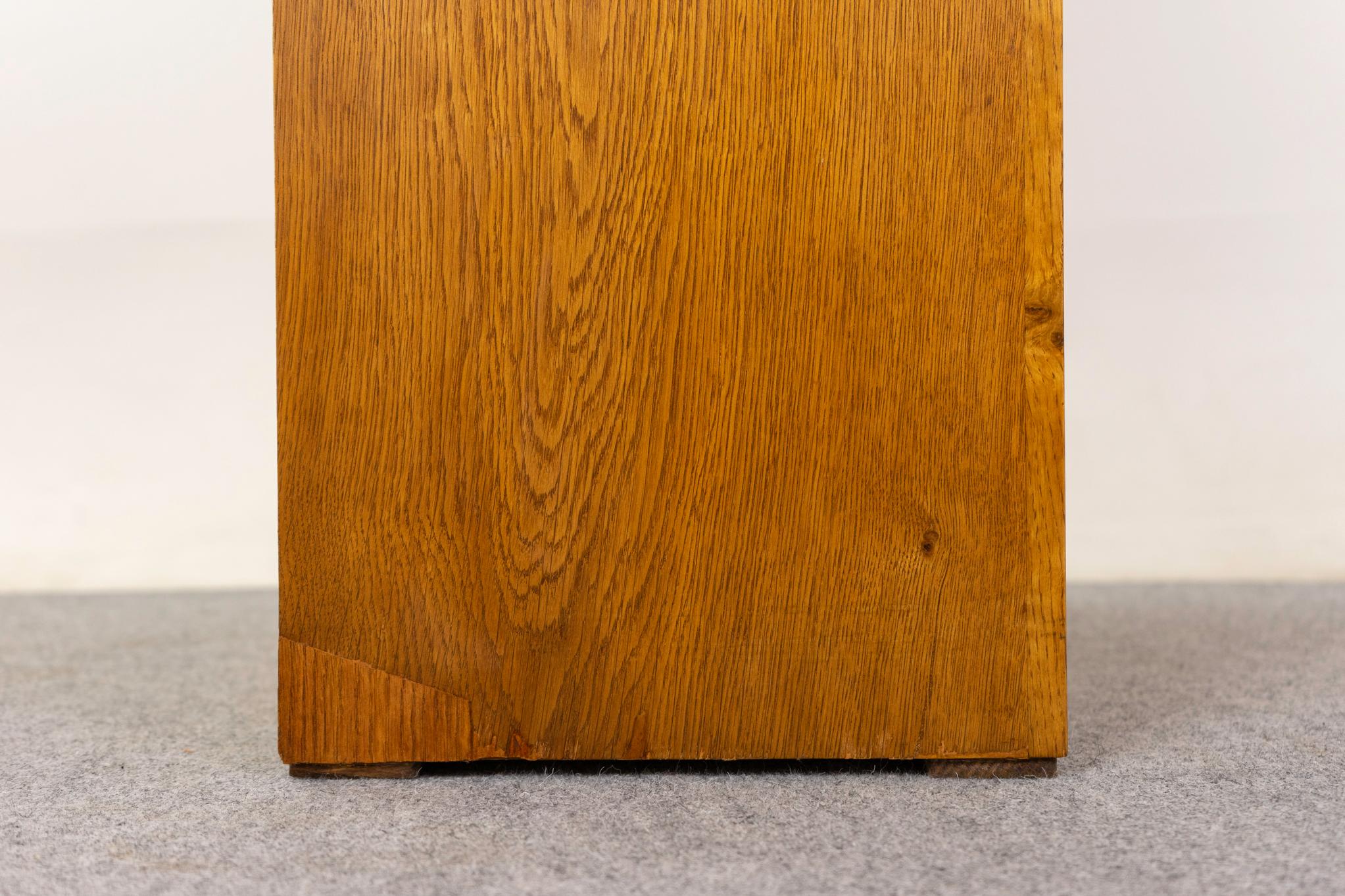 Archivio danese di metà secolo moderno con ante a tamburo in Oak in vendita 4