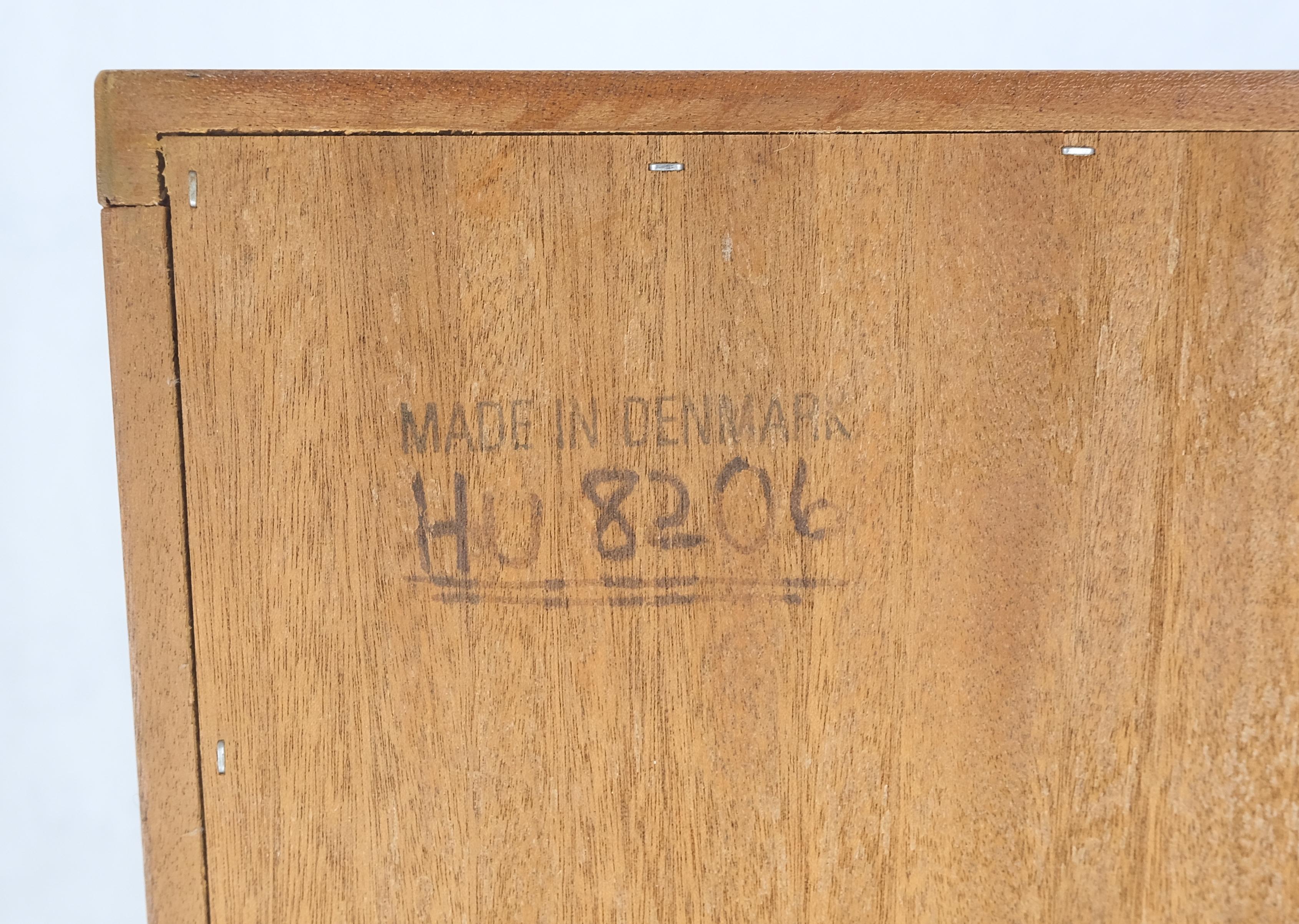 Danish Mid Century Modern Tambour Doors Multi Compartment 4 Drawer Shelves Chest For Sale 8