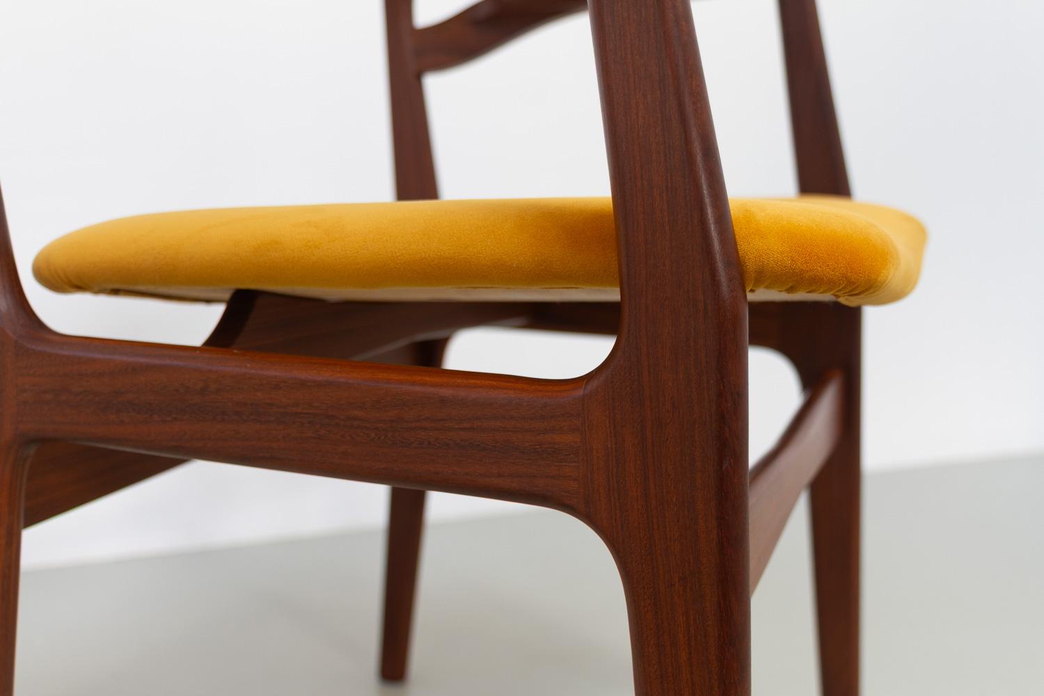 Danish Mid-Century Modern Teak Armchair, 1960s. For Sale 13