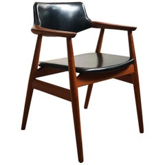 Danish Mid-Century Modern Teak Armchair GM11 by Svend Åge Eriksen for Glostrup