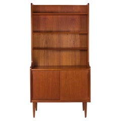 Danish Mid-Century Modern Teak Bookcase Cabinet, circa 1960s