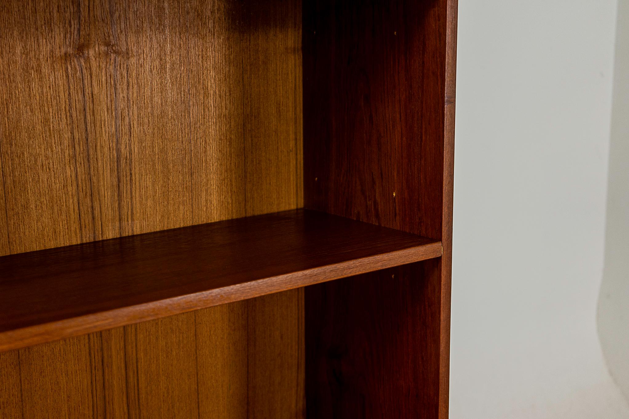 Danish MidCentury Modern Teak Bookcase For Sale at 1stDibs johannes
