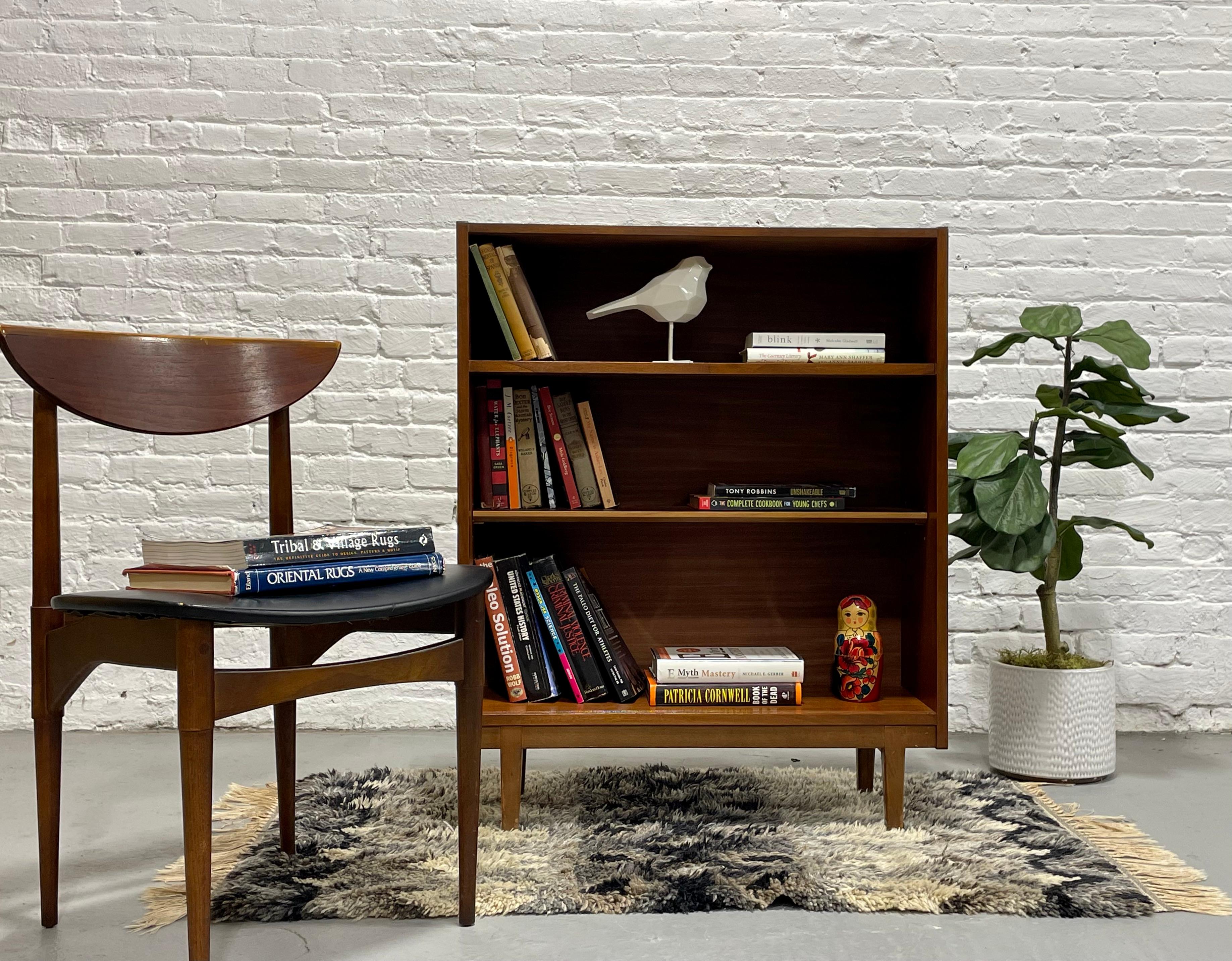 Mid-Century Modern DANISH Mid Century Modern TEAK BOOKCASE + Glass Doors, c. 1960’s