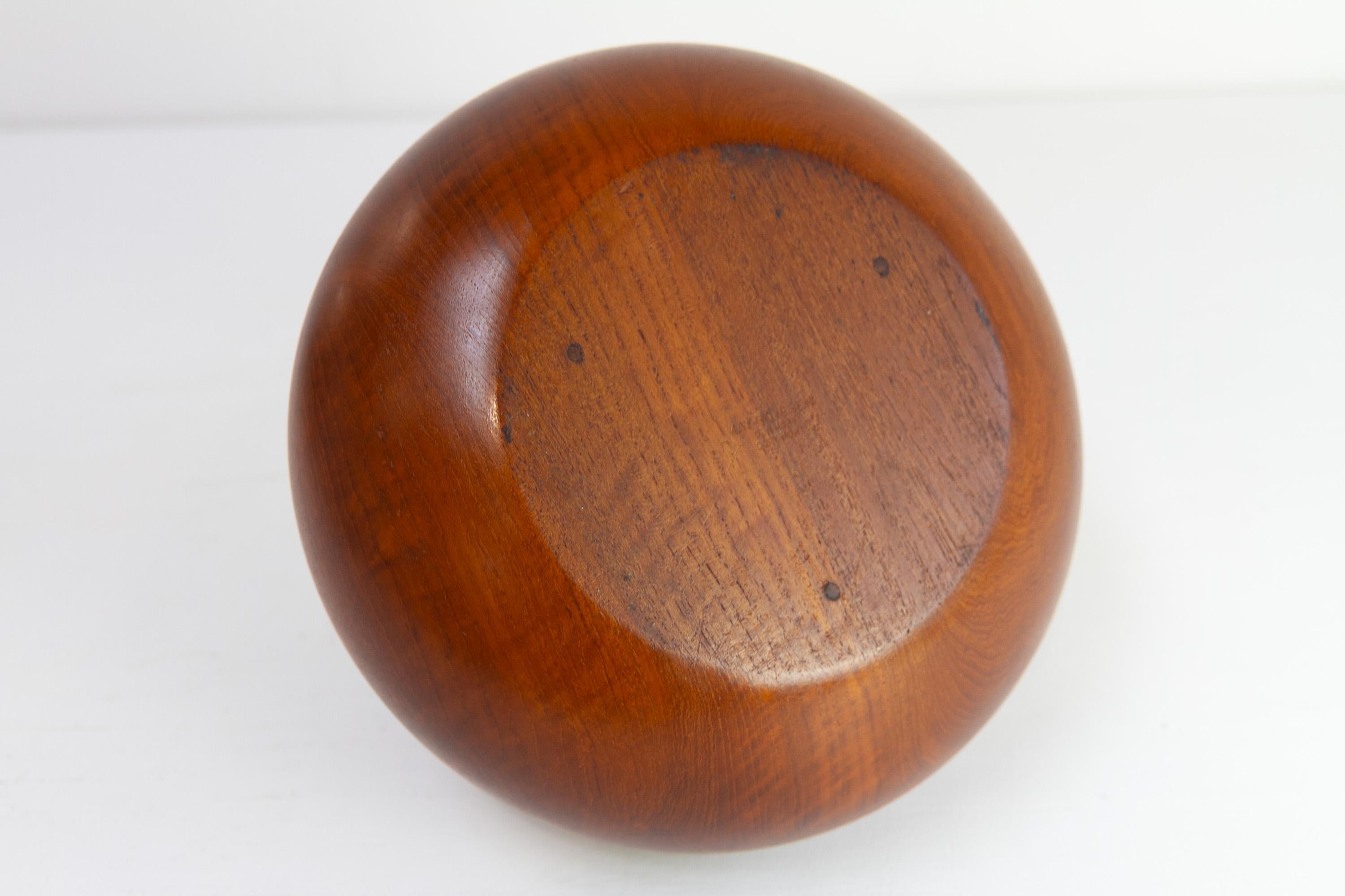 Danese Ciotola in teak danese del Mid-Century Modern di Kaye Bojesen, anni '50. in vendita